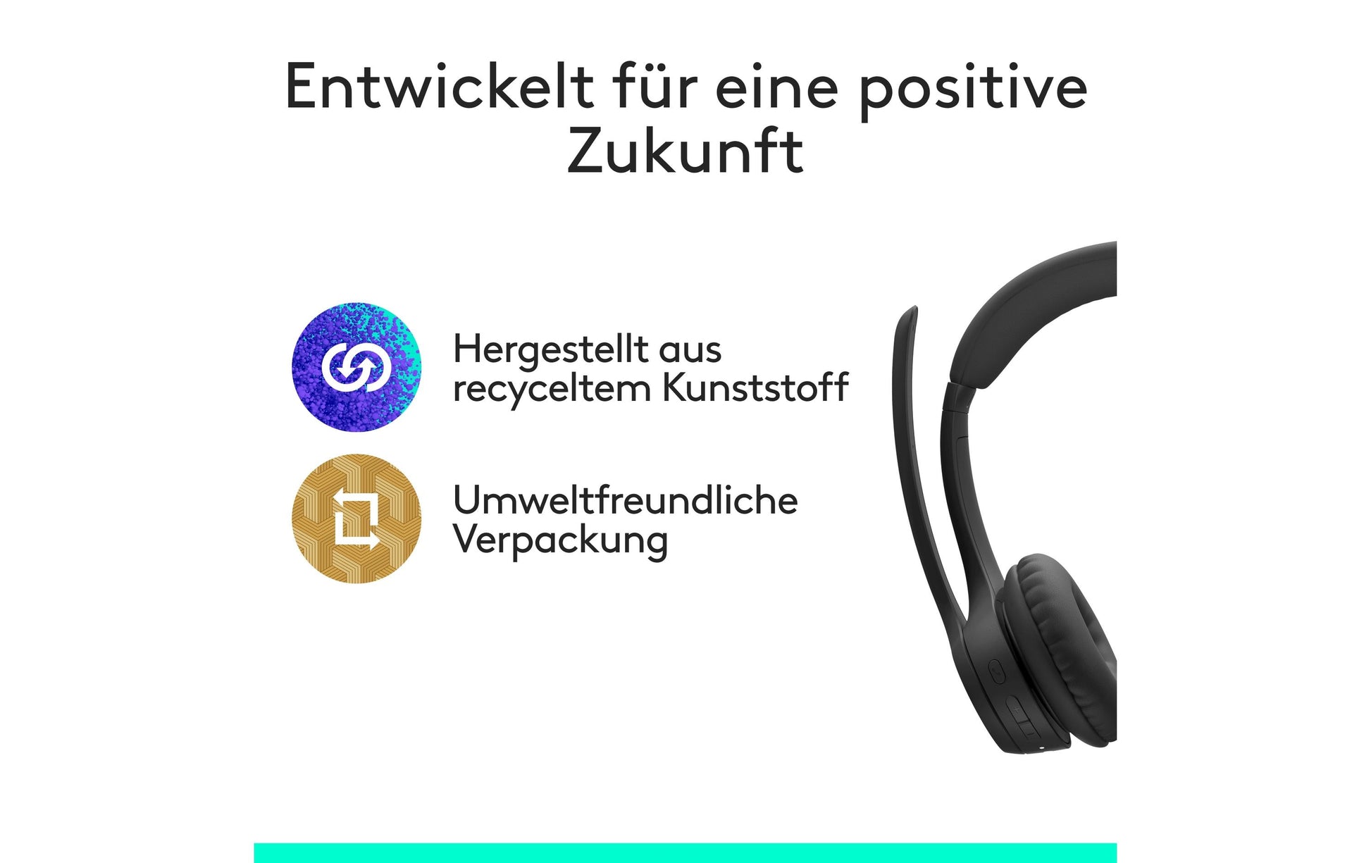 Logitech Zone 305 – Headset – Bluetooth – Schwarz – für Microsoft Teams
