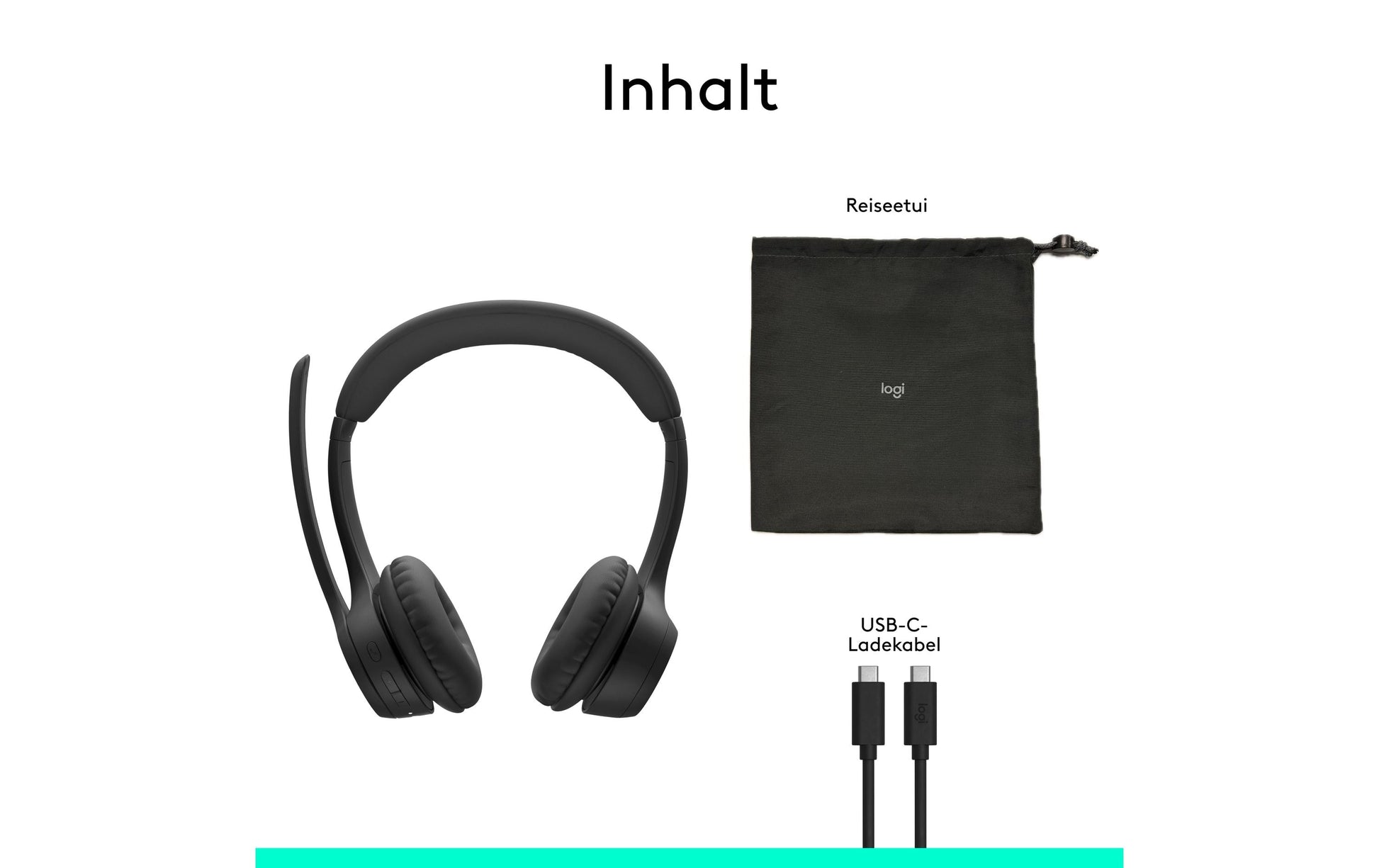 Logitech Zone 305 – Headset – Bluetooth – Schwarz – für Microsoft Teams