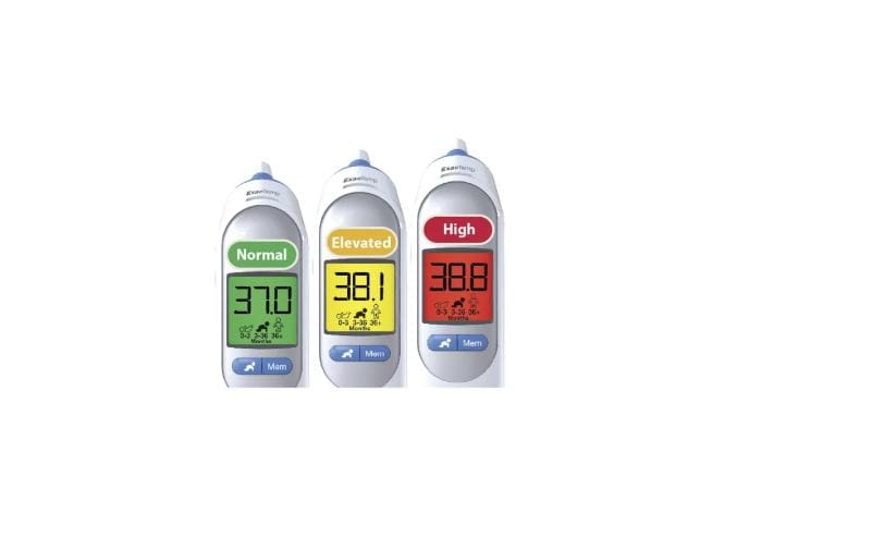 Braun ThermoScan 7 IRT6520 – Infrarot-Ohrthermometer – für Neugeborene, 9 Speicherplätze