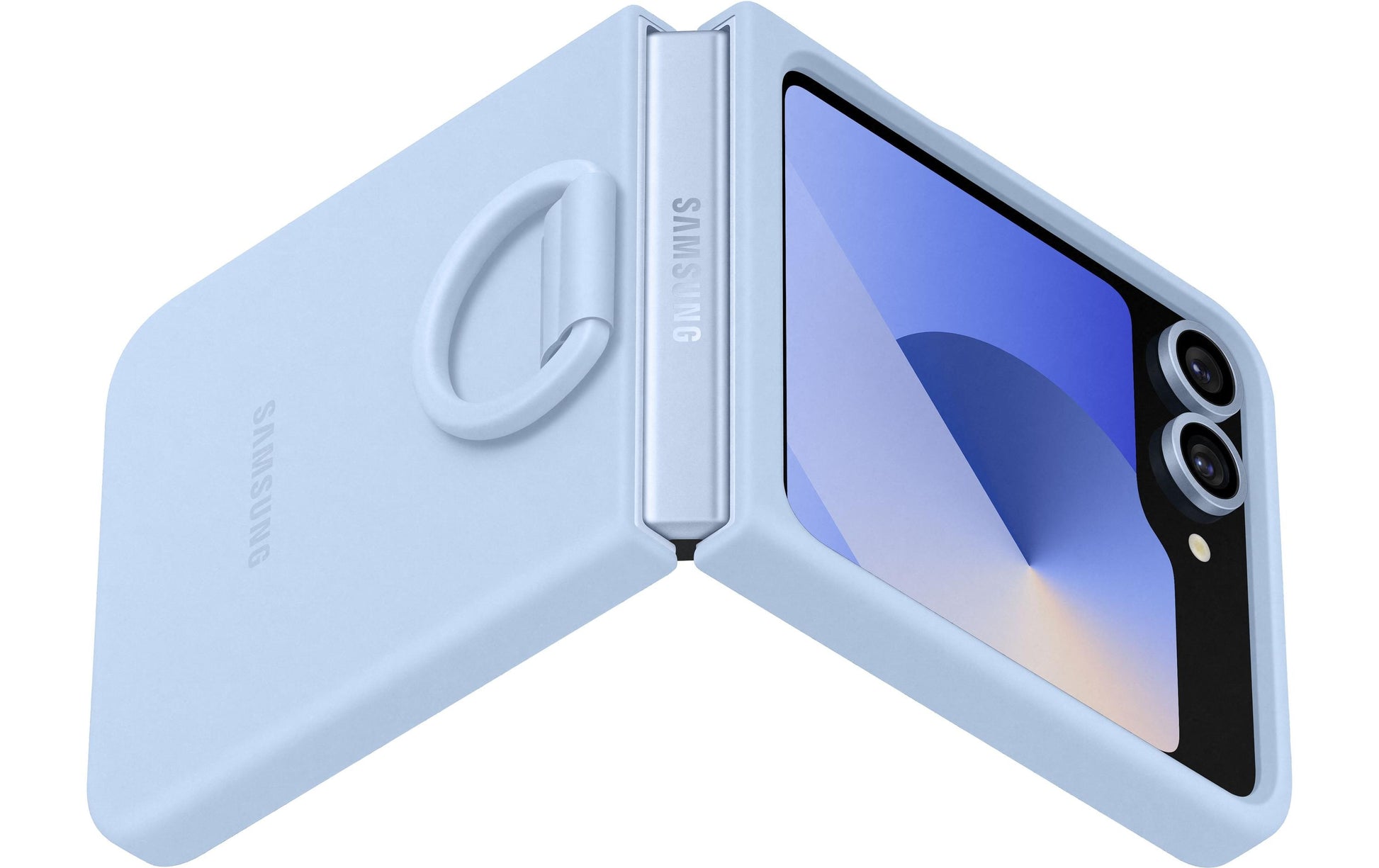 Samsung Backcover – für Samsung Galaxy Z Flip6 – blau – Silikon