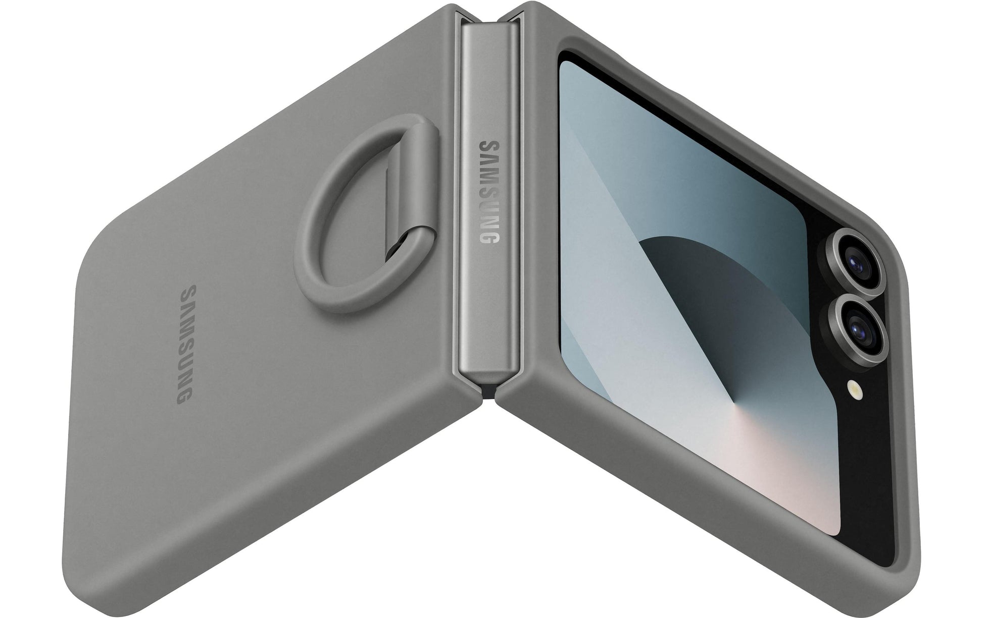 Samsung Backcover – für Samsung Galaxy Z Flip6 – grau – Silikon