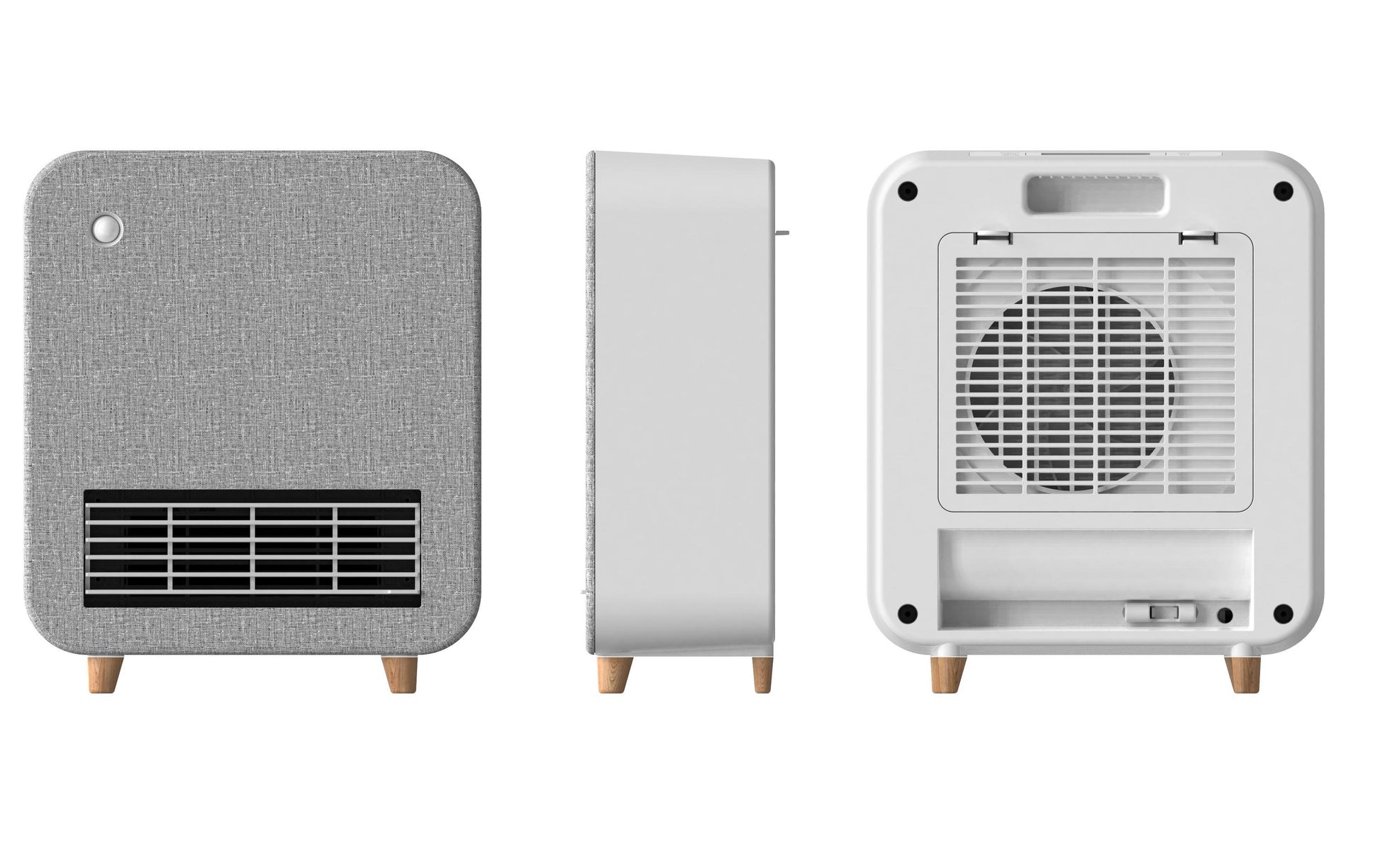 KOENIG Keramikheizer Apus – 1500 W, bis 20m², 2 Stufen, Kindersicherung, Überhitzungsschutz