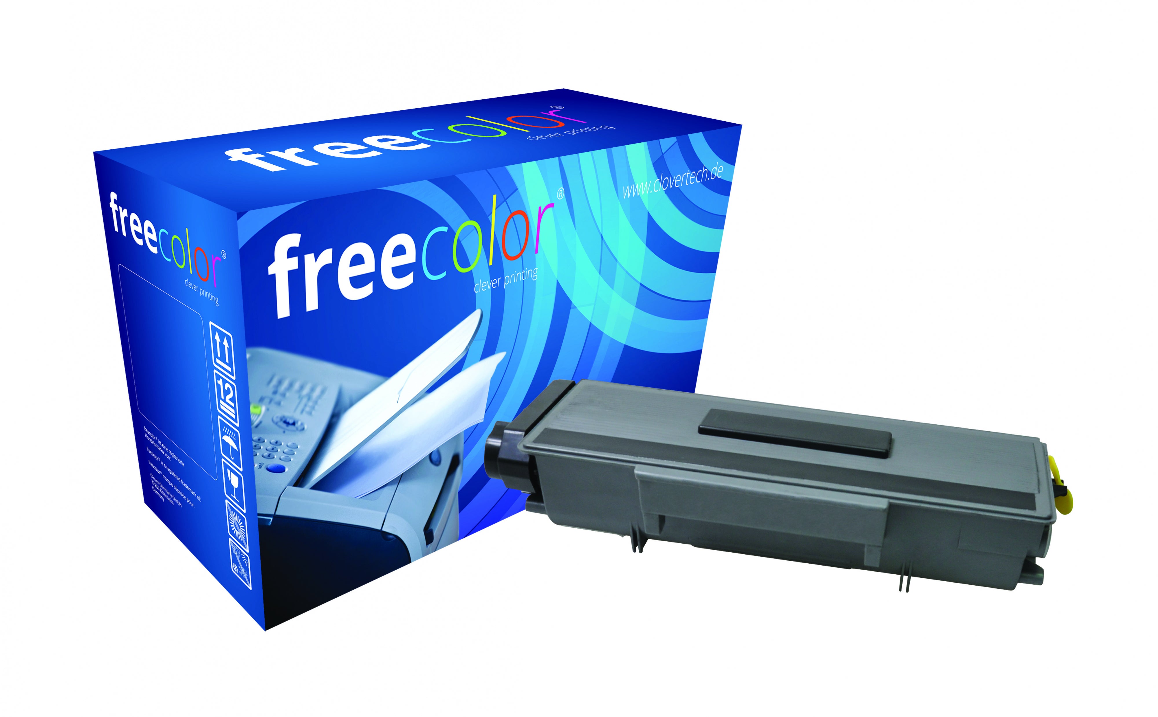 Freecolor TN3280 (TN3280-XXL) Schwarz Toner – Kompatibel XXL – 12'000 Seiten – für Brother HL-5340 u. a.