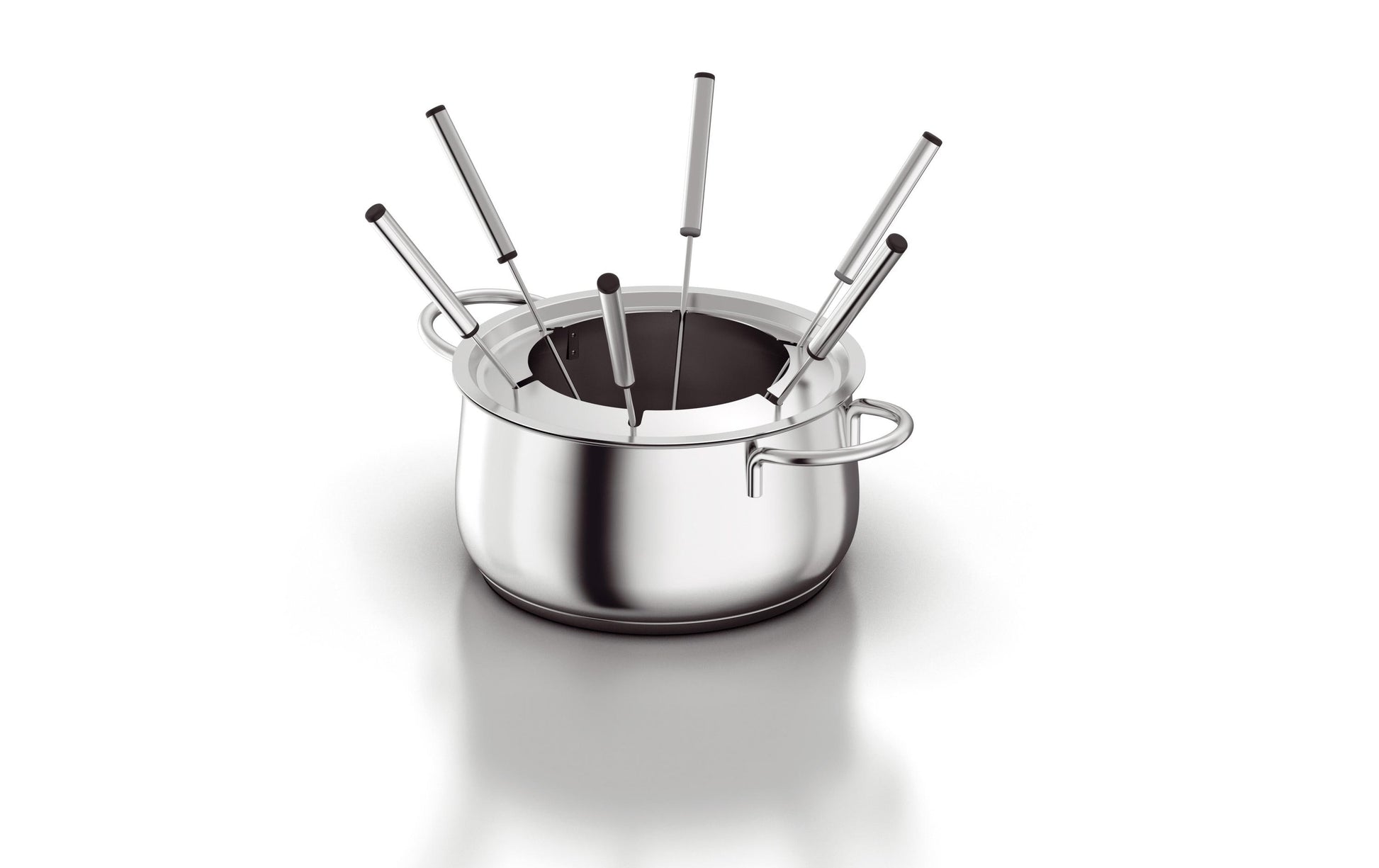 Koenig Fondue-Set B02238 – Edelstahl, 2 l, 6 Personen – elektrisch