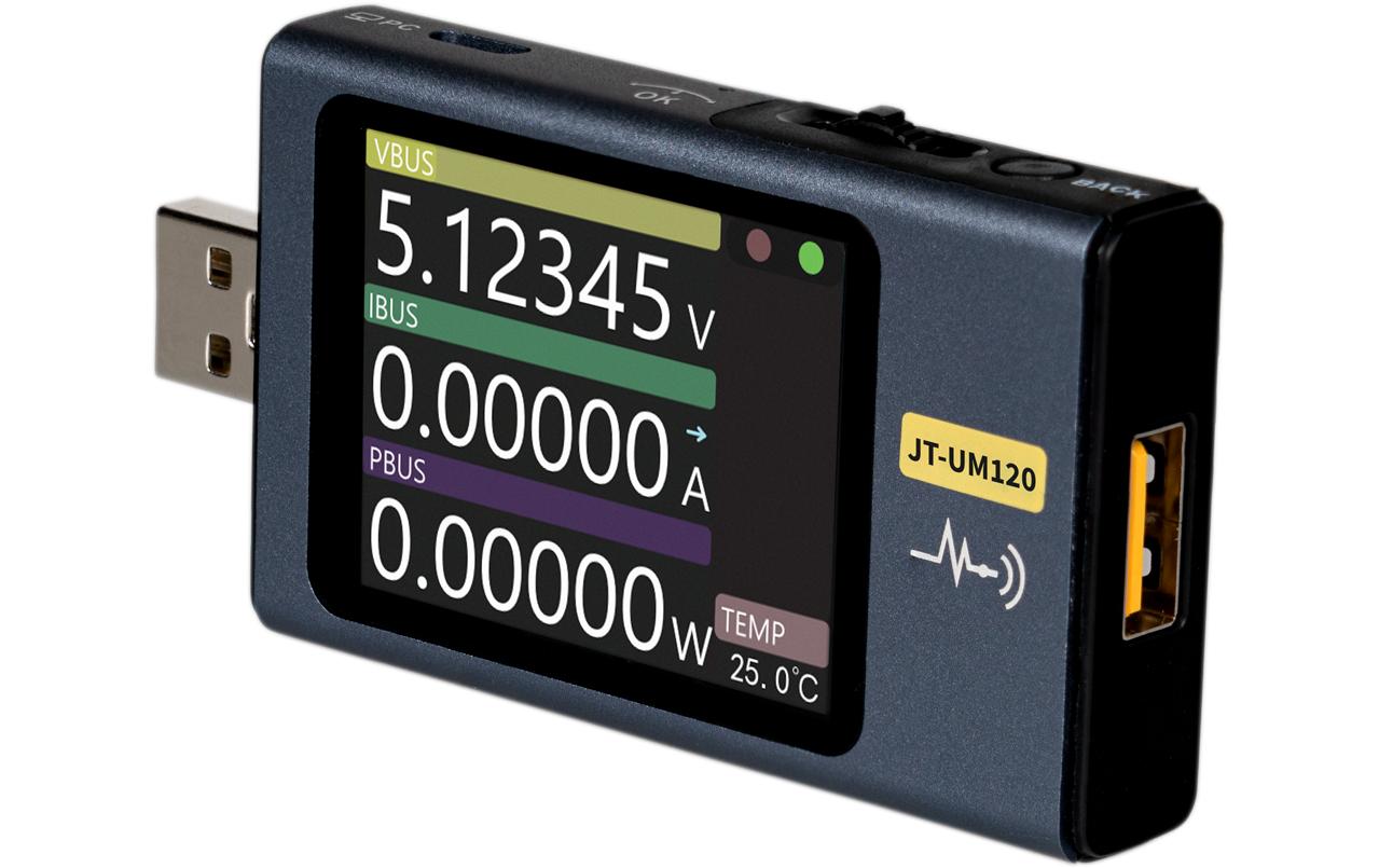Joy-iT UM120 – Multimeter – LCD-Anzeige, USB-C