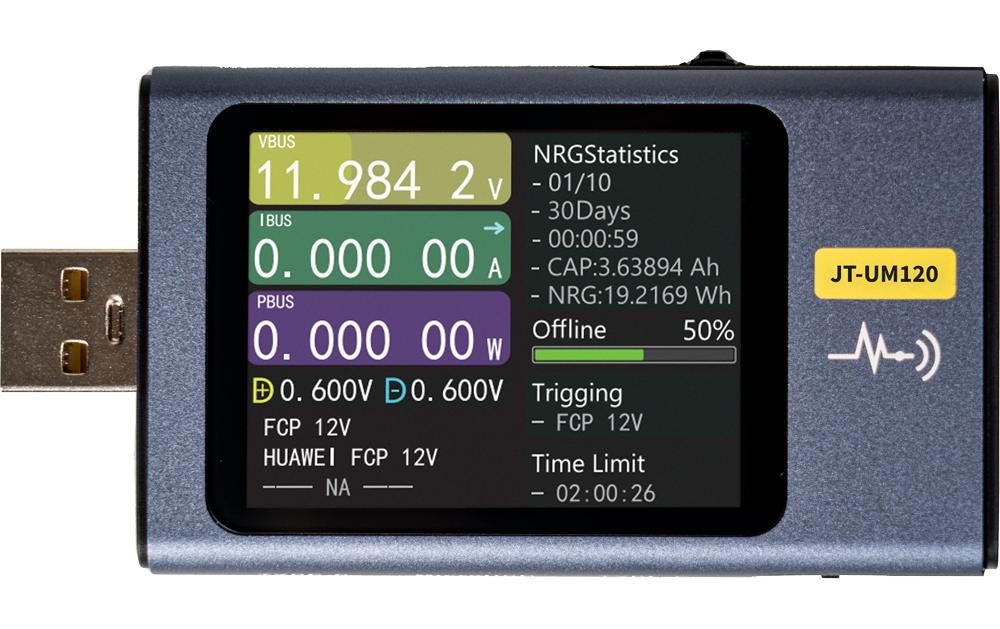 Joy-iT UM120 – Multimeter – LCD-Anzeige, USB-C