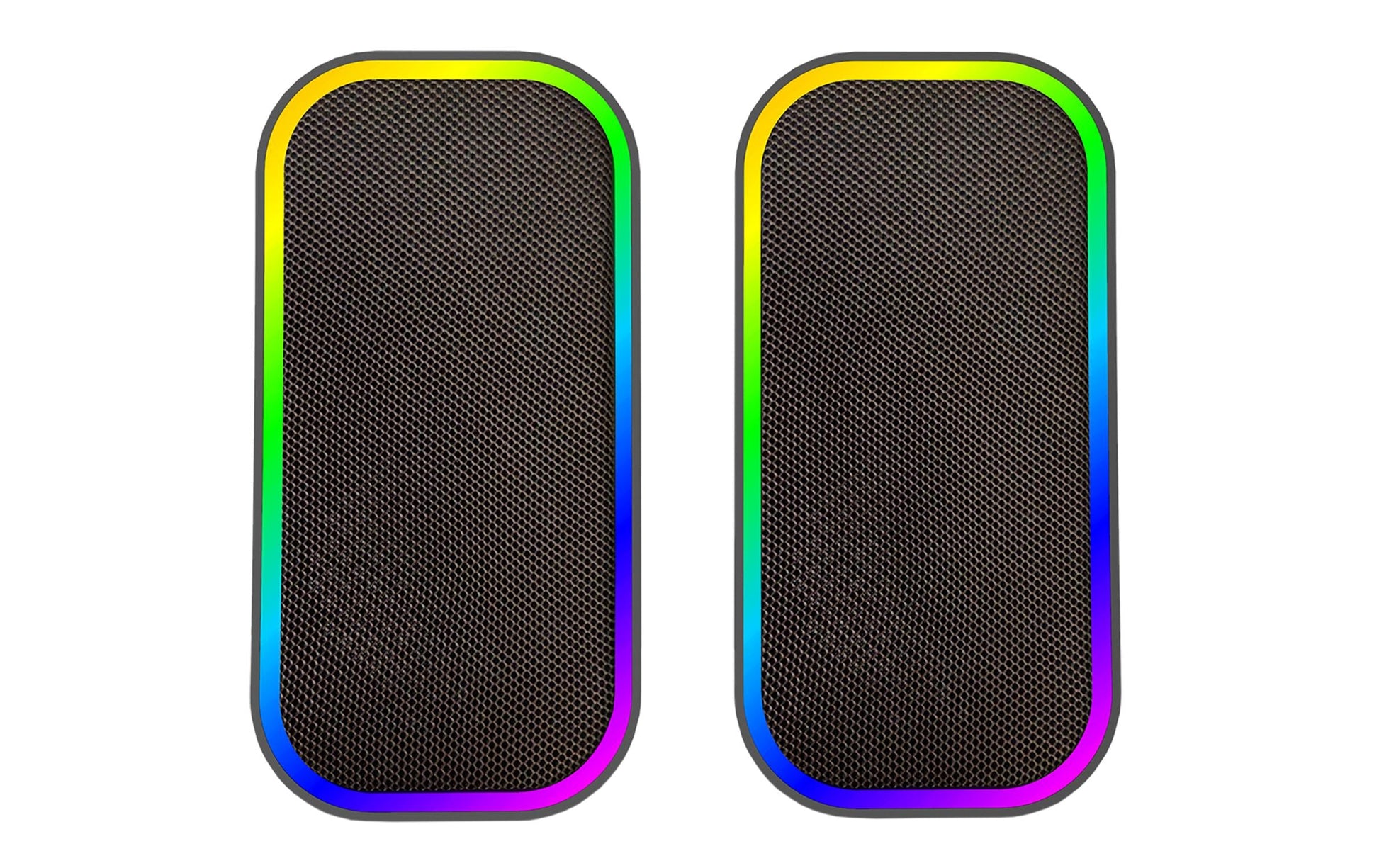 SPEEDLINK Token RGB – PC-Lautsprecher – 2.0, 6 W, 3,5 mm, Schwarz