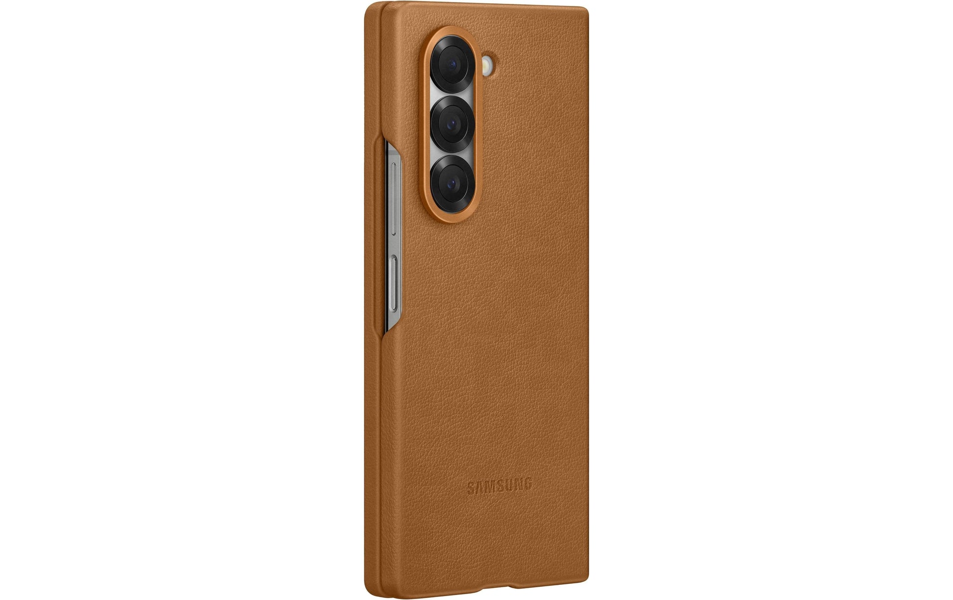 Samsung Backcover – für Samsung Galaxy Z Fold6 – braun – Leder