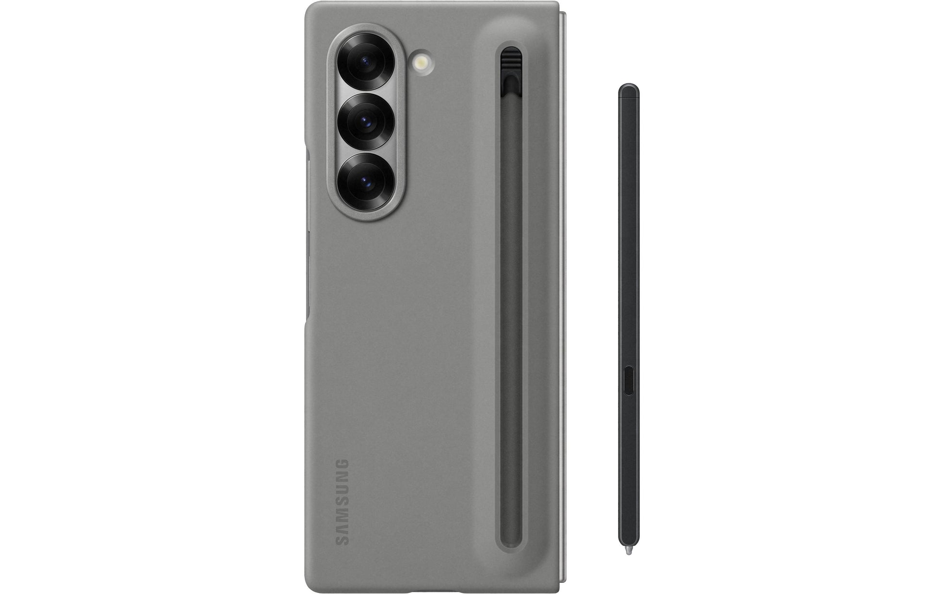 Samsung Backcover – für Samsung Galaxy Z Fold6 – grau – mit S Pen-Halter