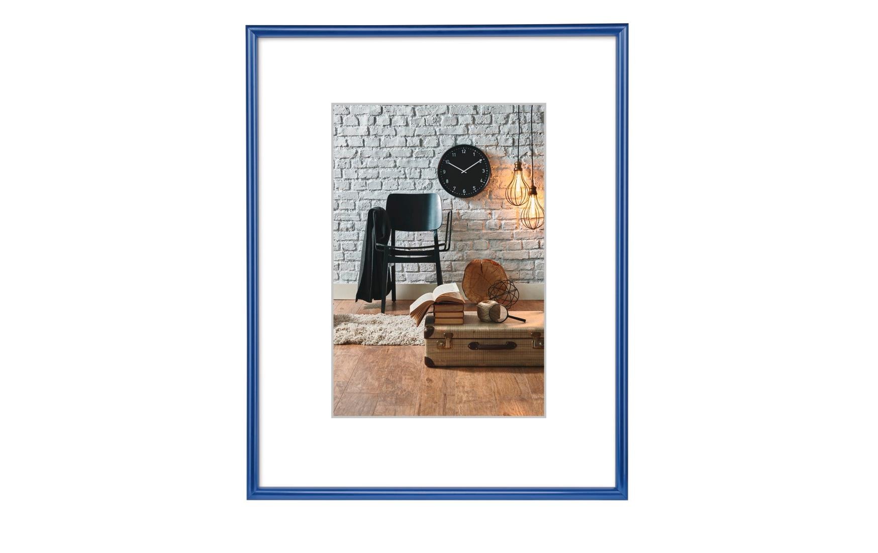 Hama Bilderrahmen – für 18 × 24 cm – Kunststoff, silber