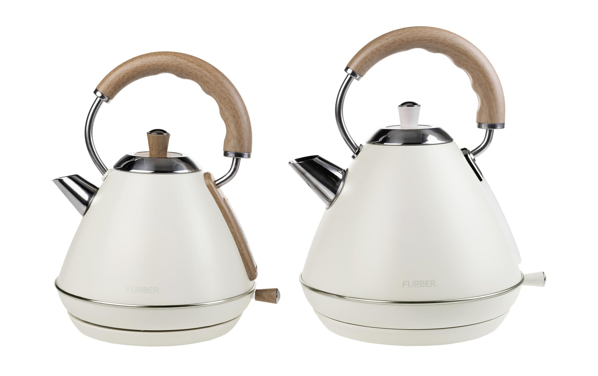 Furber. Furber Wasserkocher – 1,7 l, Edelstahl, Beige