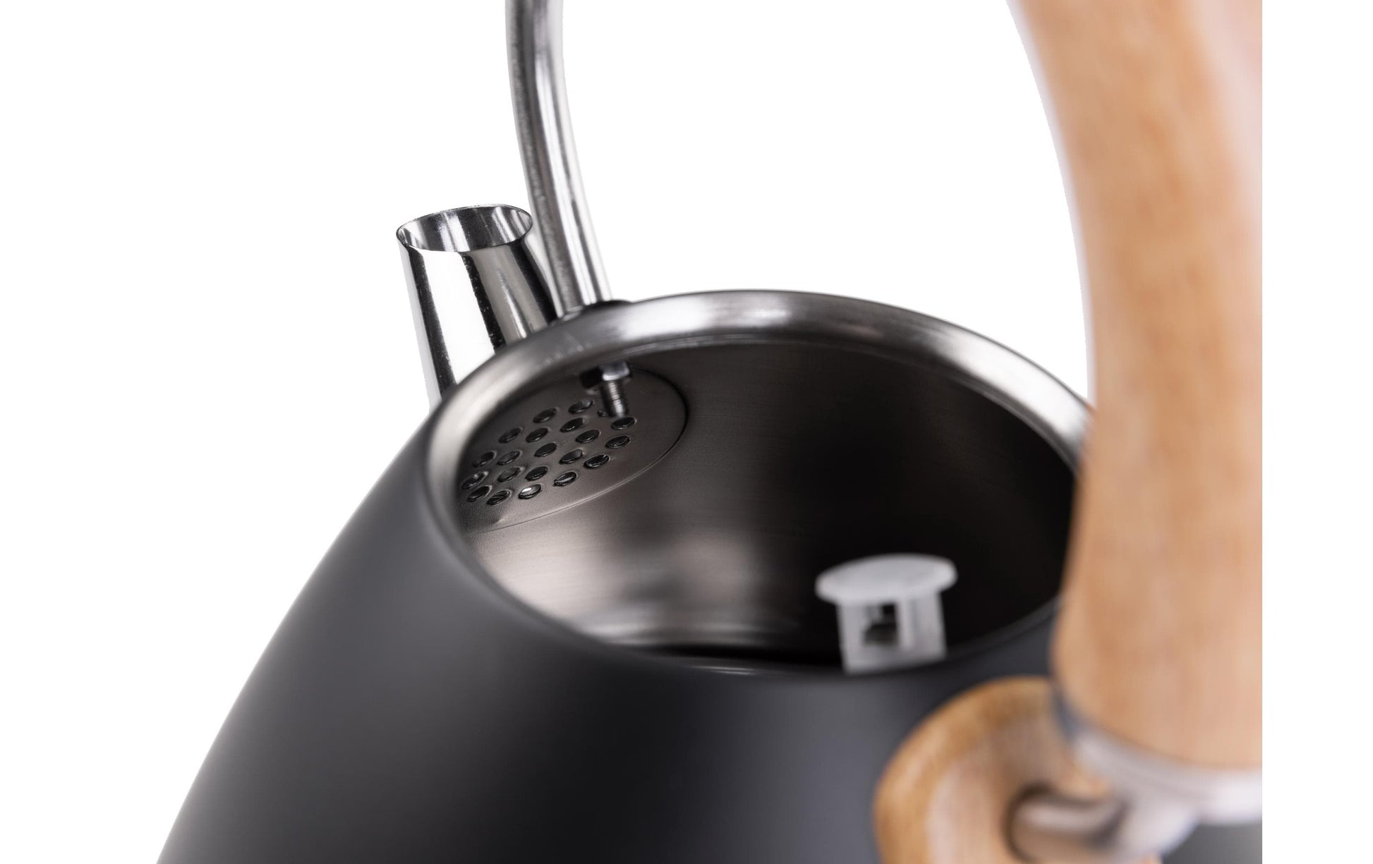 Furber. Furber Wasserkocher – 1 l, Edelstahl, Schwarz