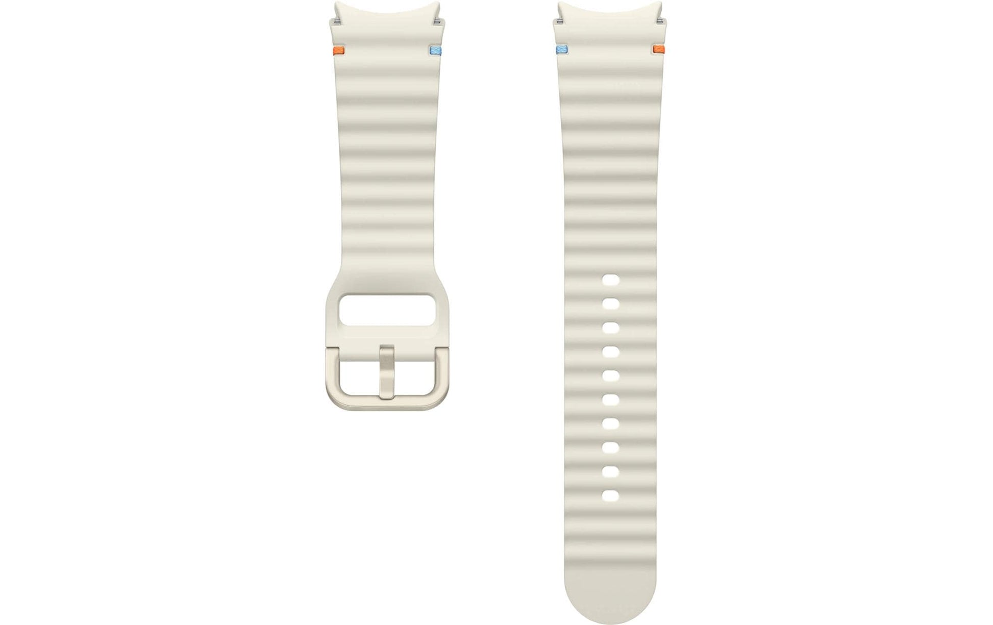 Samsung Sport Band – Armband – für Galaxy Watch 7, Creme, M/L, Naturkautschuk