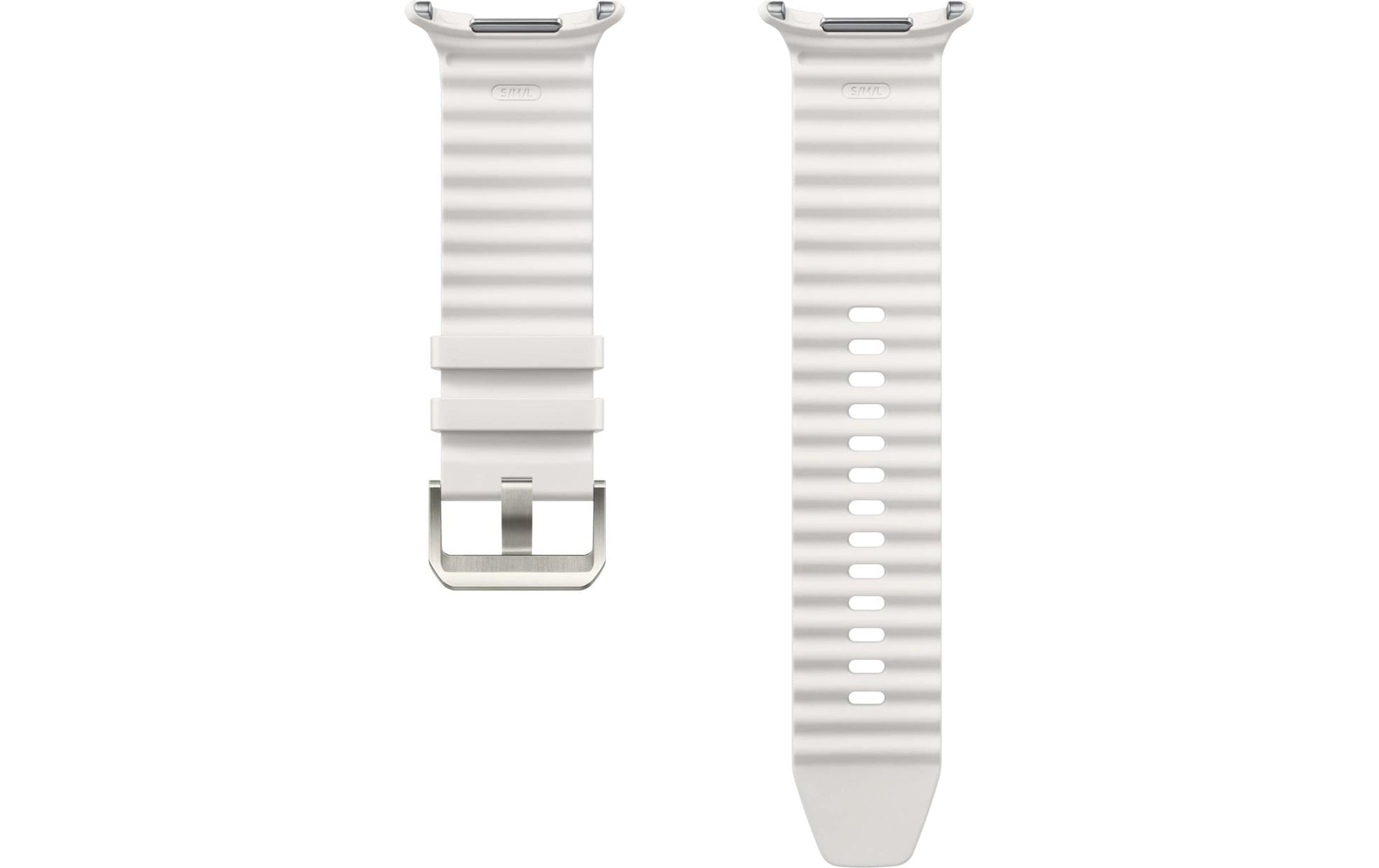 Samsung PeakForm – Armband – für Galaxy Watch Ultra, White Sand, Nitrilkautschuk