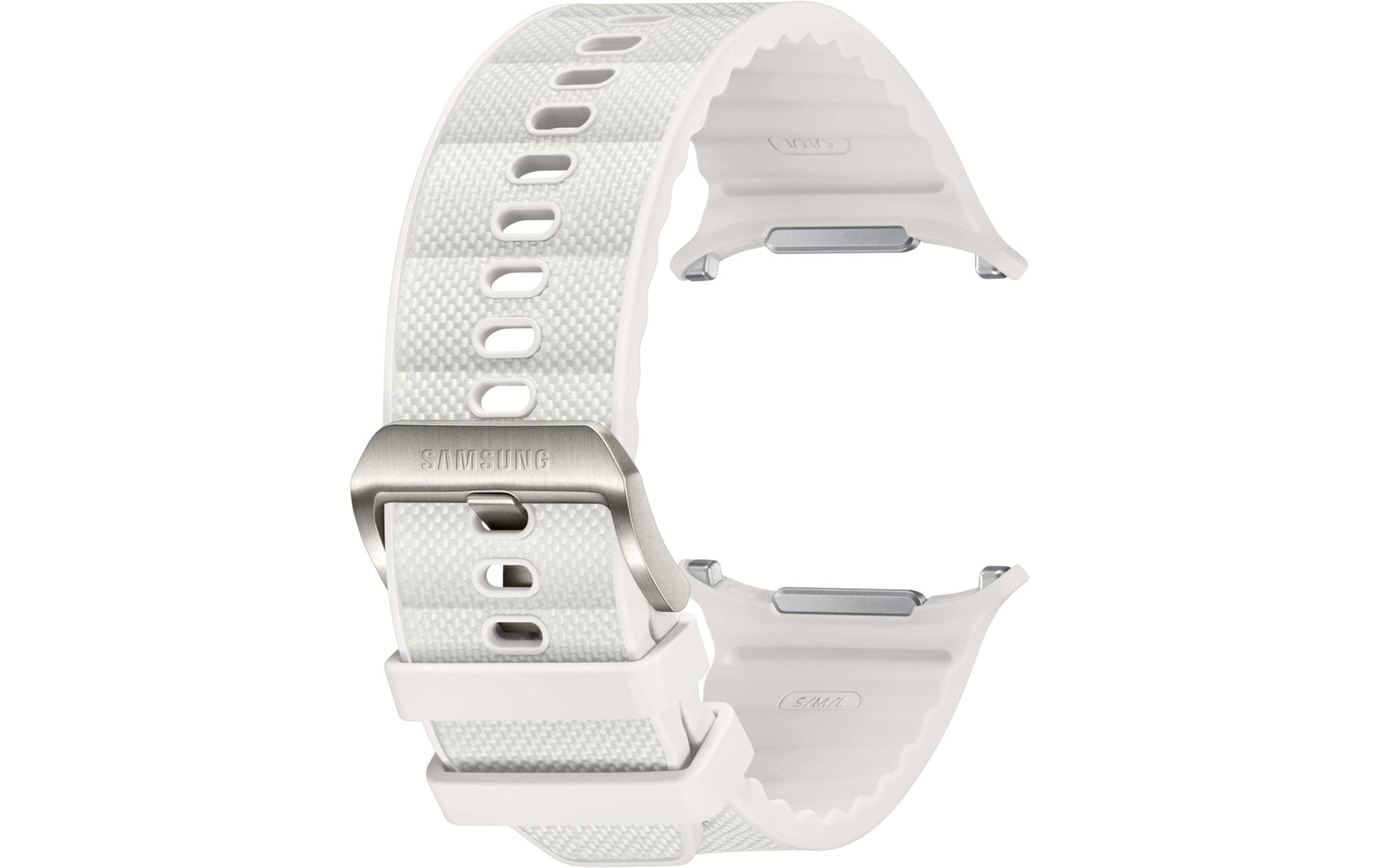 Samsung PeakForm – Armband – für Galaxy Watch Ultra, White Sand, Nitrilkautschuk
