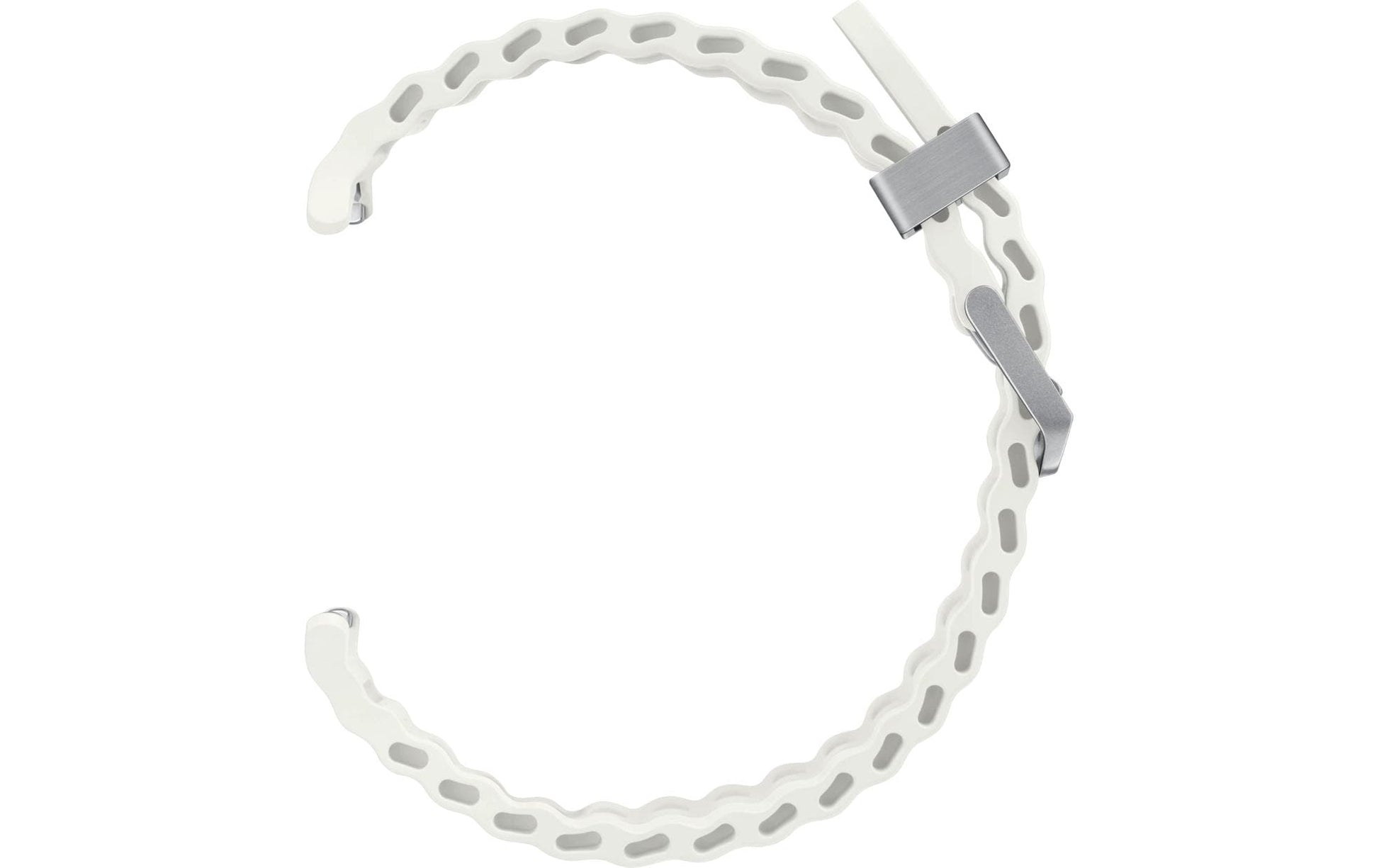 Samsung Marine Band ET-SNL70 – Armband – für Galaxy Watch Ultra, Weiss, Nitrilkautschuk, Titan-Schnalle