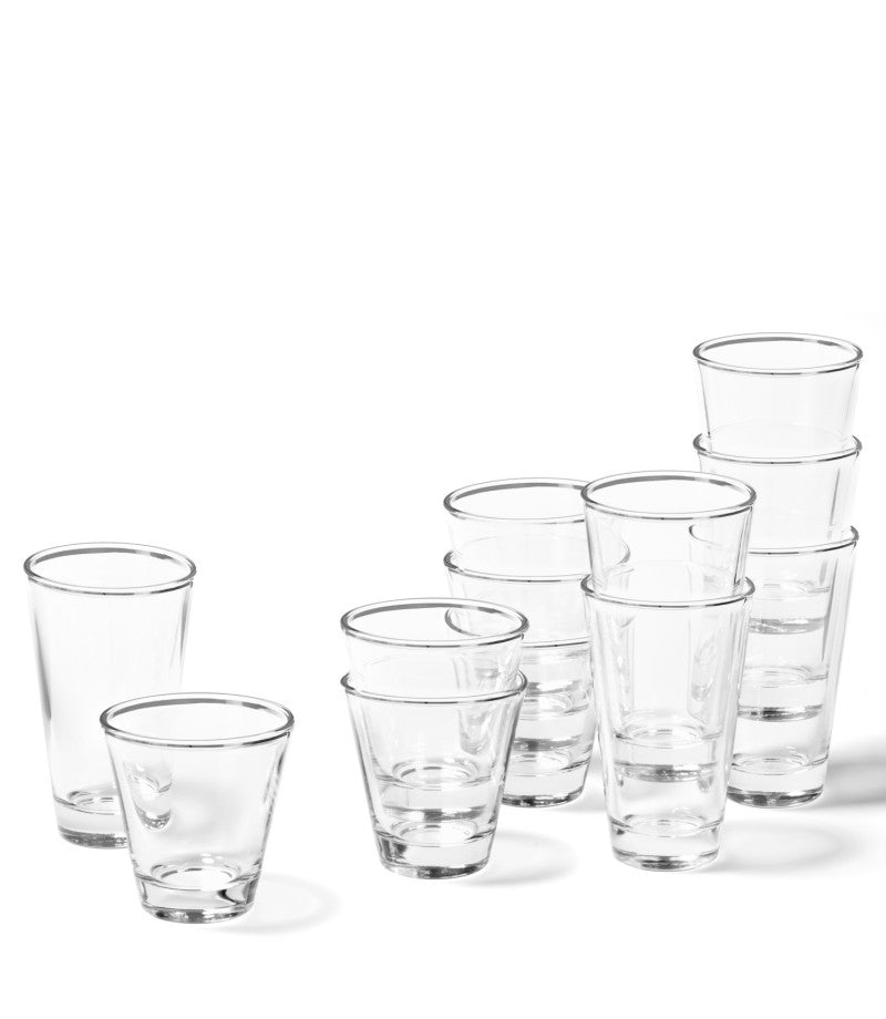 LEONARDO Trinkglas Ciao – 6er Set, 215 ml, Ø 8,5 cm, Kalk-Natron-Glas, Transparent, spülmaschinenfest