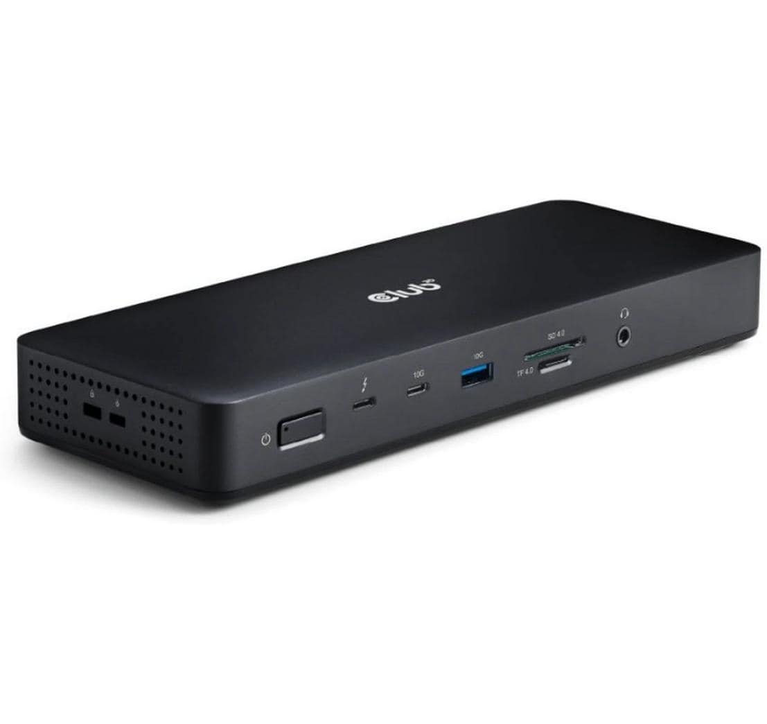 CLUB3D Club 3D CSV-1583 Dockingstation – Thunderbolt 4, 3× DP, 2× HDMI, 2× USB-A, USB-C, 2.5GbE, für Windows/Mac