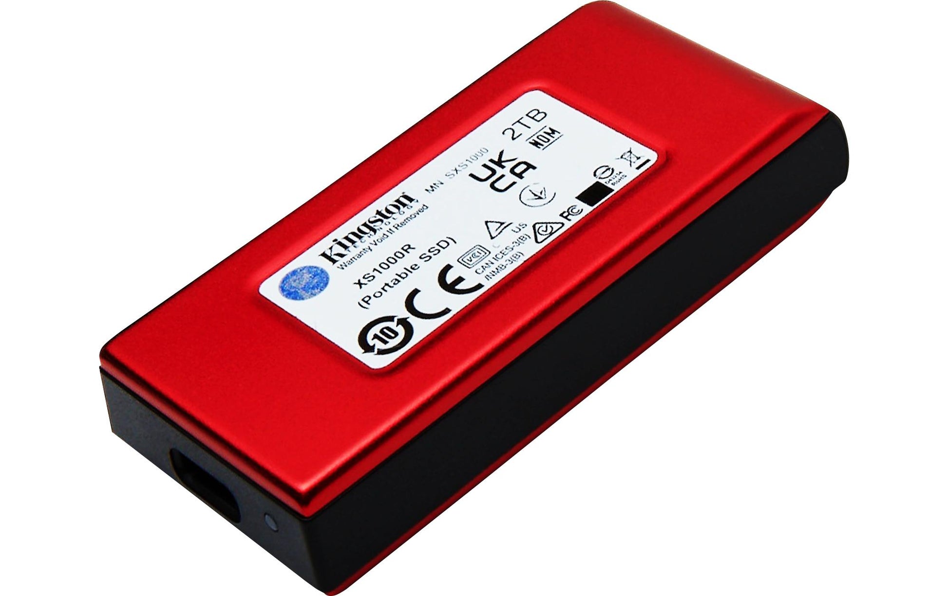 Kingston Technology Kingston XS1000R Speichergerät – 2 TB, USB 3.2 Gen 2, Rot