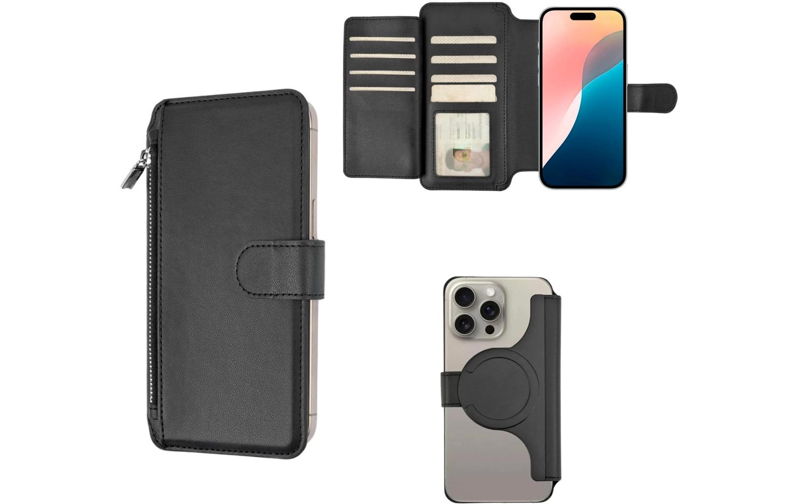 4smarts Magnethalterung – für iPhone 12 Pro Max, 13 Pro Max, 14 Pro Max und andere, 95 × 180 × 20 mm, schwarz