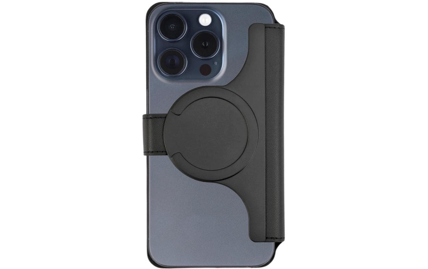 4smarts MagWallet CardCaddy L – Kartenhalter/Wallet – MagSafe – für iPhone (MagSafe) – Schwarz