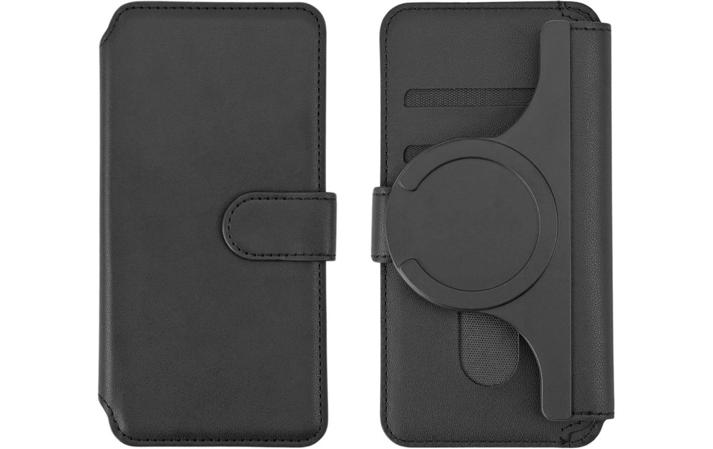 4smarts MagWallet CardCaddy L – Kartenhalter/Wallet – MagSafe – für iPhone (MagSafe) – Schwarz