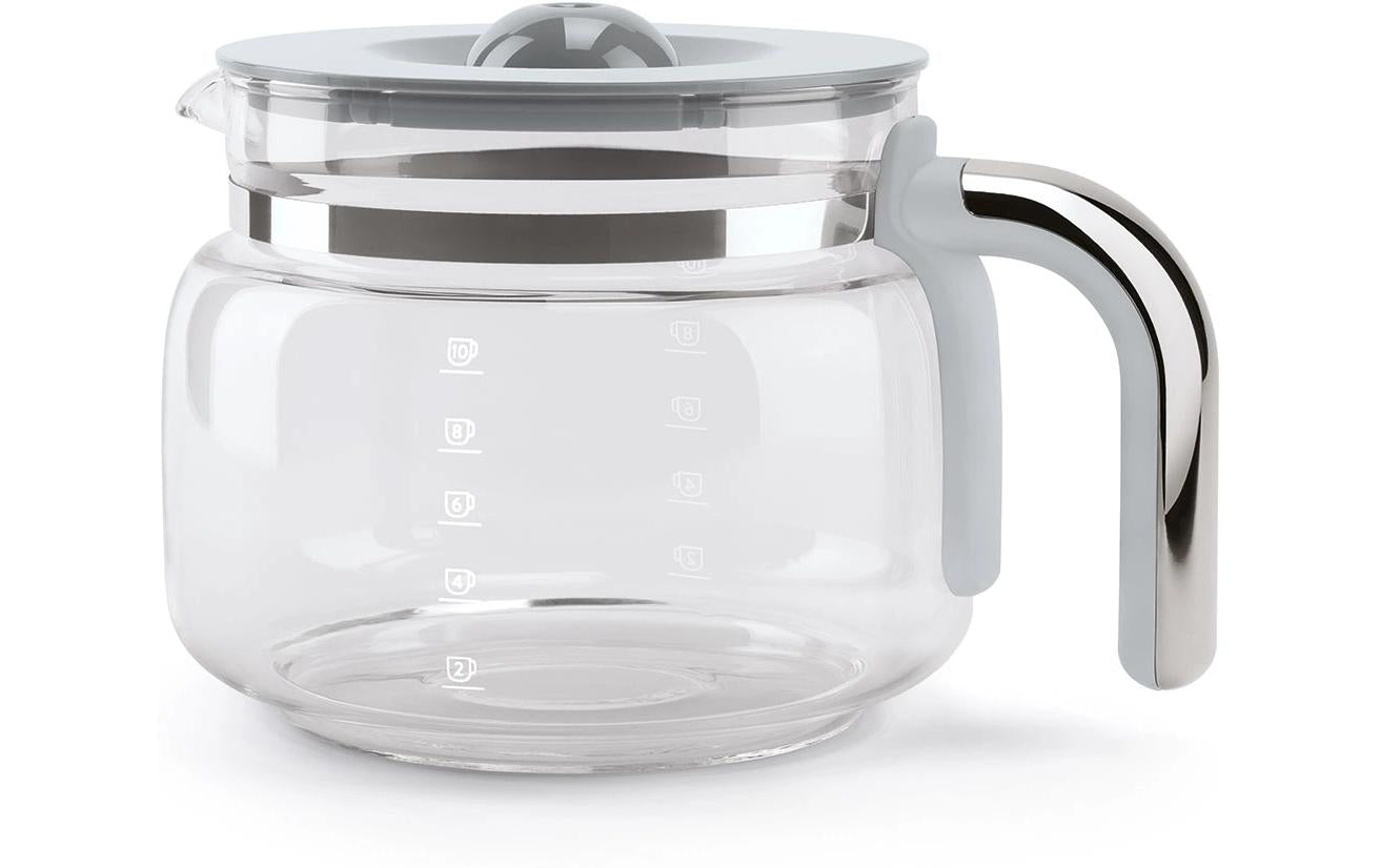 Smeg DCF02WHEU Filterkaffeemaschine – 10 Tassen, 1,25 l, Weiss