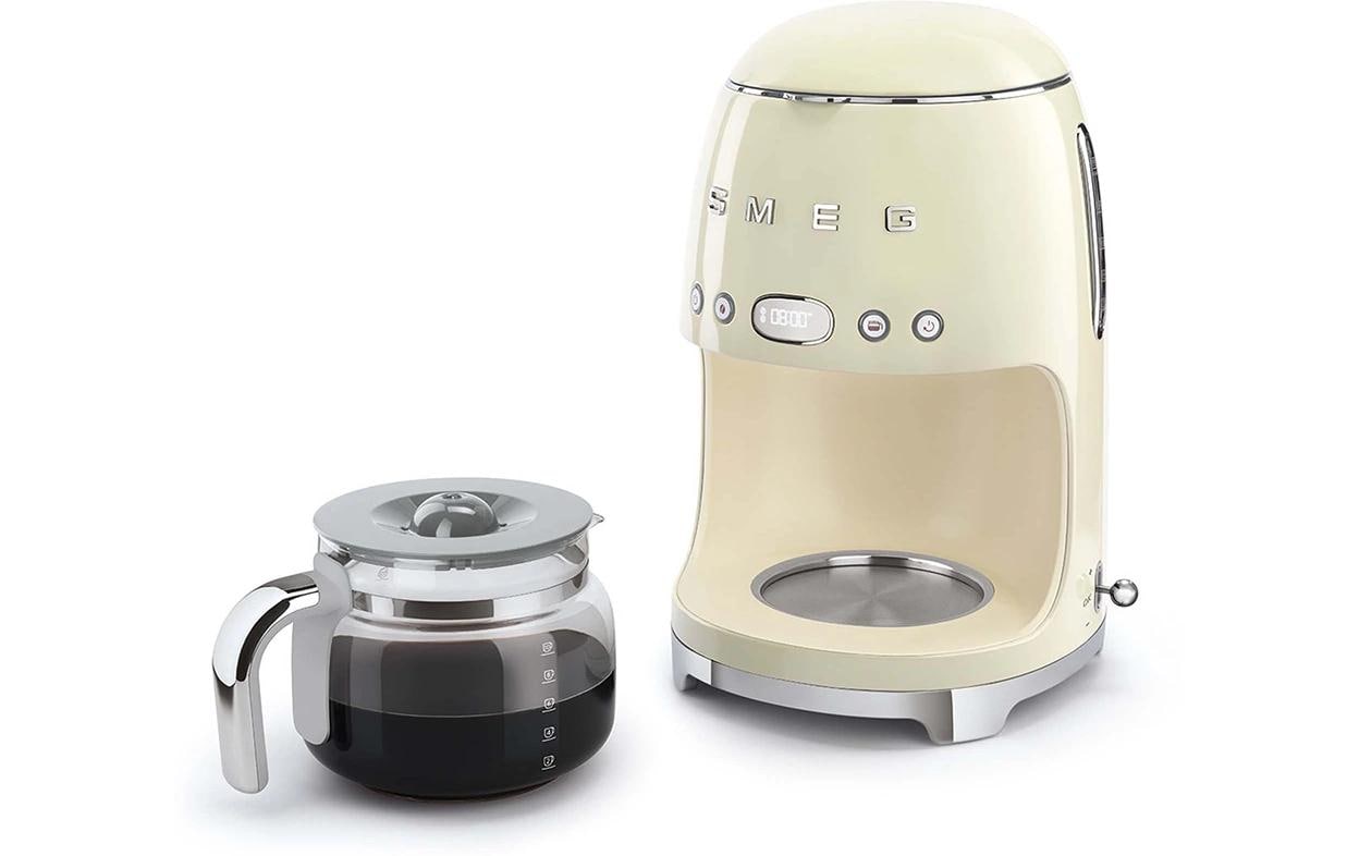 Smeg DCF02CREU Filterkaffeemaschine – 1,25 l, 10 Tassen, Crème