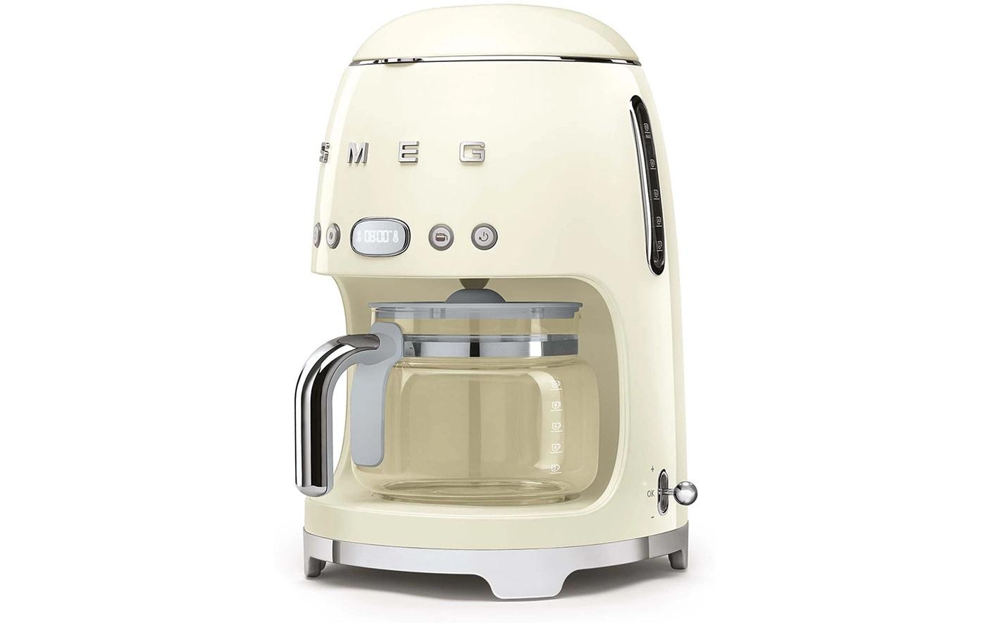 Smeg DCF02CREU Filterkaffeemaschine – 1,25 l, 10 Tassen, Crème