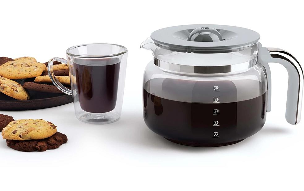 Smeg DCF02BLEU Filterkaffeemaschine – 10 Tassen, 1,25 l, Schwarz