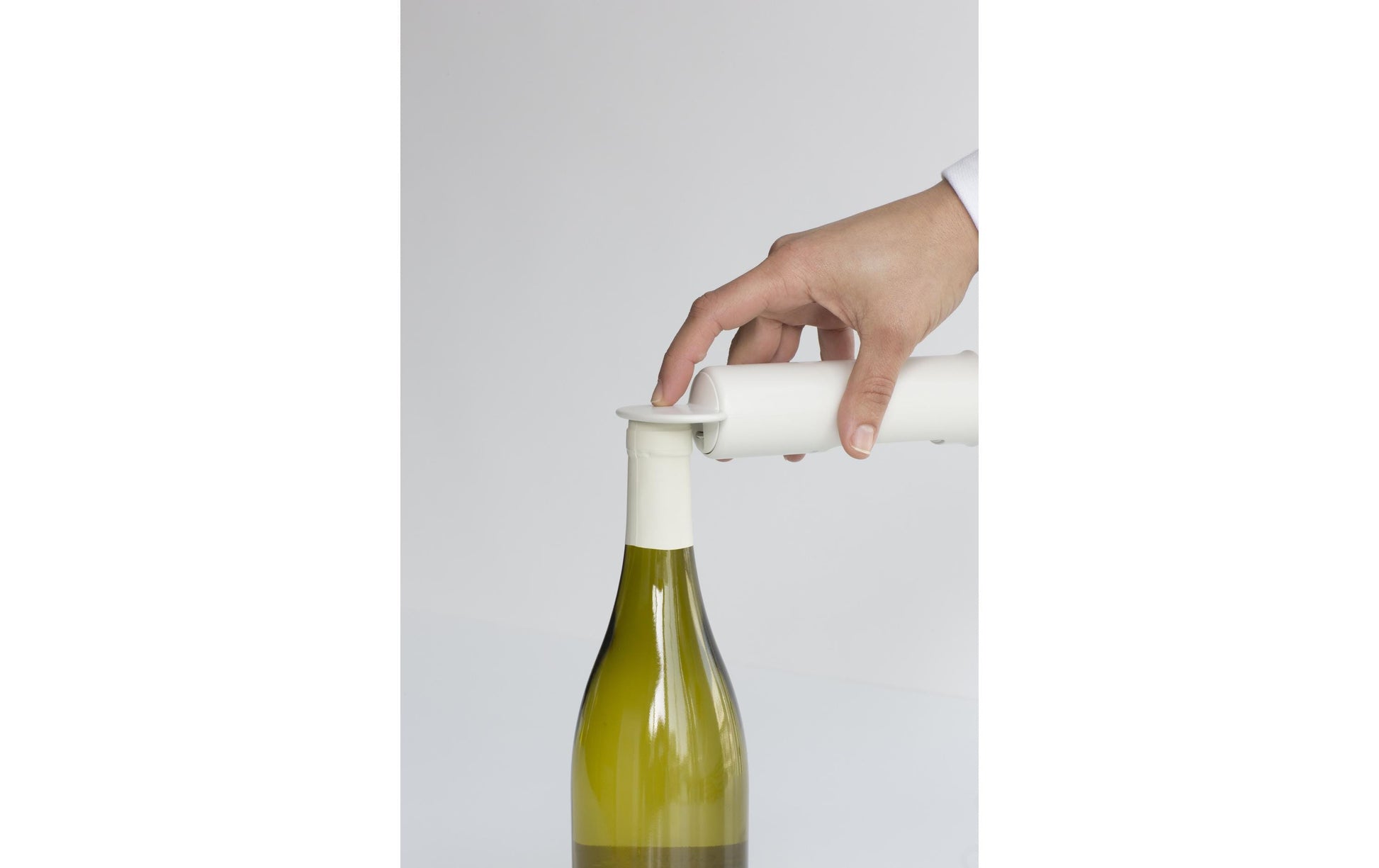 Brabantia Korkenzieher – 7,4 × 17,5 cm, Kunststoff/Stahl, Weiss