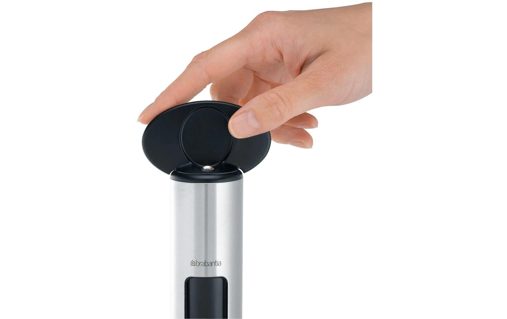 Brabantia Korkenzieher – 7,4 × 4,4 × 17,5 cm, Edelstahl, manuell