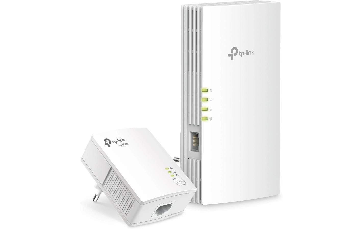 TP-Link TL-WPA7817 KIT Mesh-Set (2er) – Wi-Fi 6 (AX1500), Dual-Band, PowerLine 1 Gbit/s, 1× Gigabit
