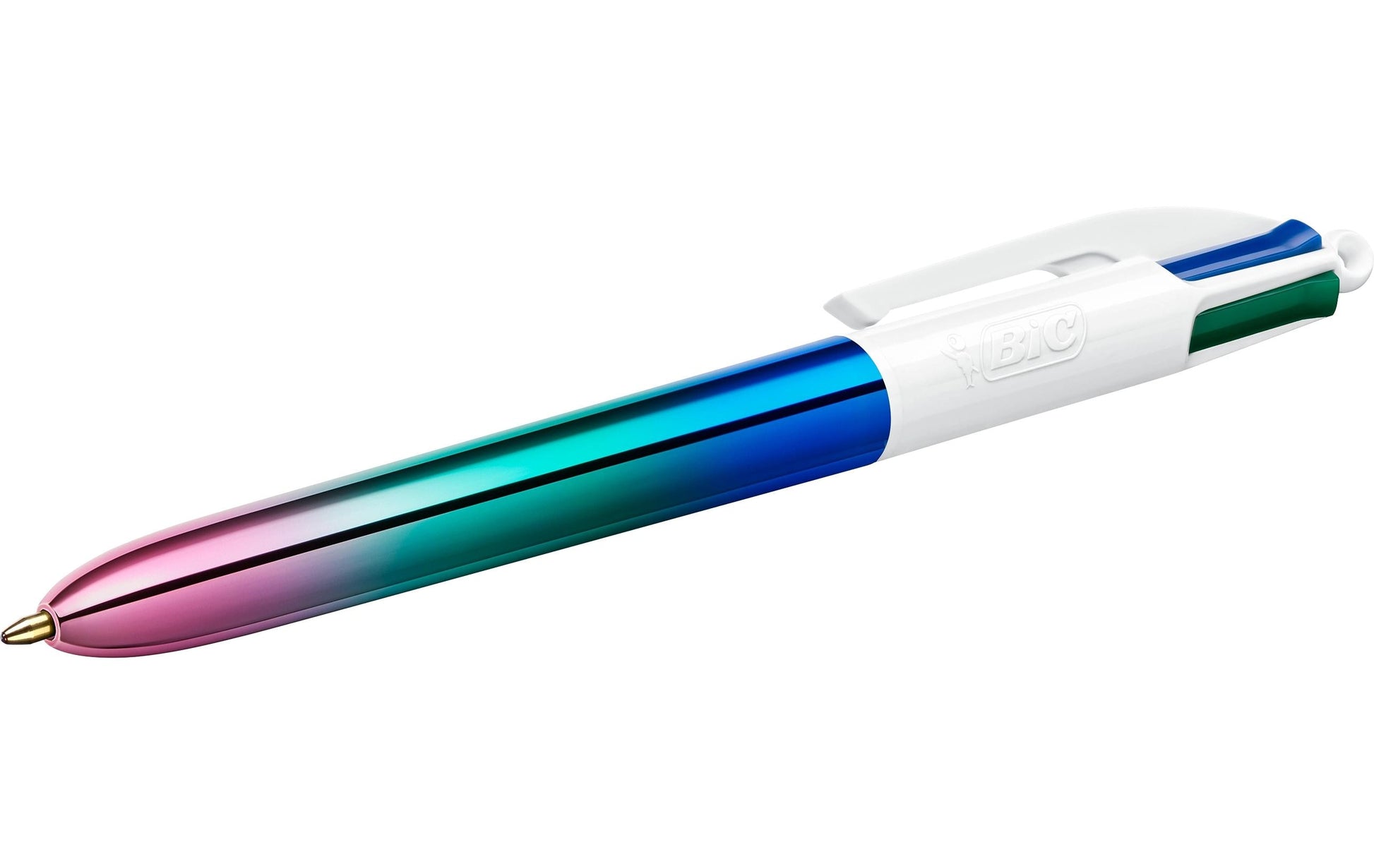 BIC 4 Farben Gradient Multifunktionskugelschreiber – 4 Farben, Spitze 0,4 mm, dokumentenecht, nachfüllbar