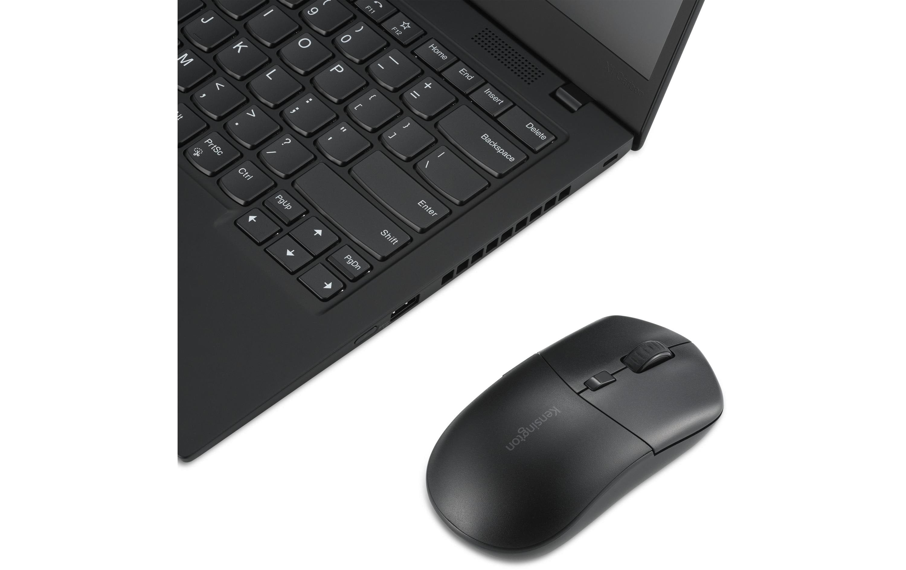 Kensington MY430 EQ – Maus – Kabellos (Bluetooth/2,4 GHz), 2400 DPI, beidhändig, Schwarz