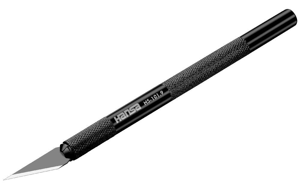 Hansa HS-101.9 – Skalpell 100 mm, 9 mm, silber
