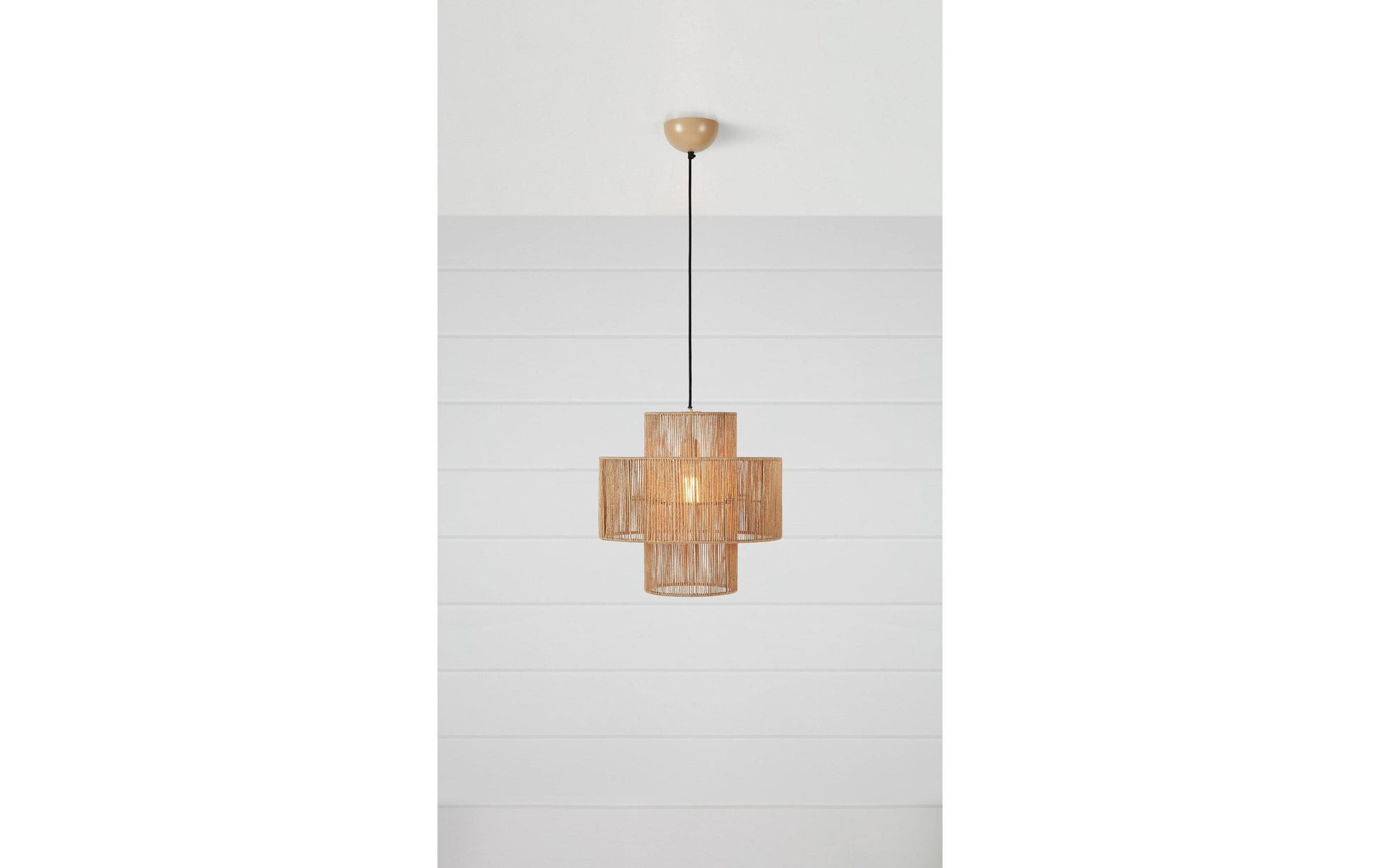 Markslöjd Pendelleuchte Soga – Ø 40 × 41 cm, 40 W, Neutralweiss, Beige, E27