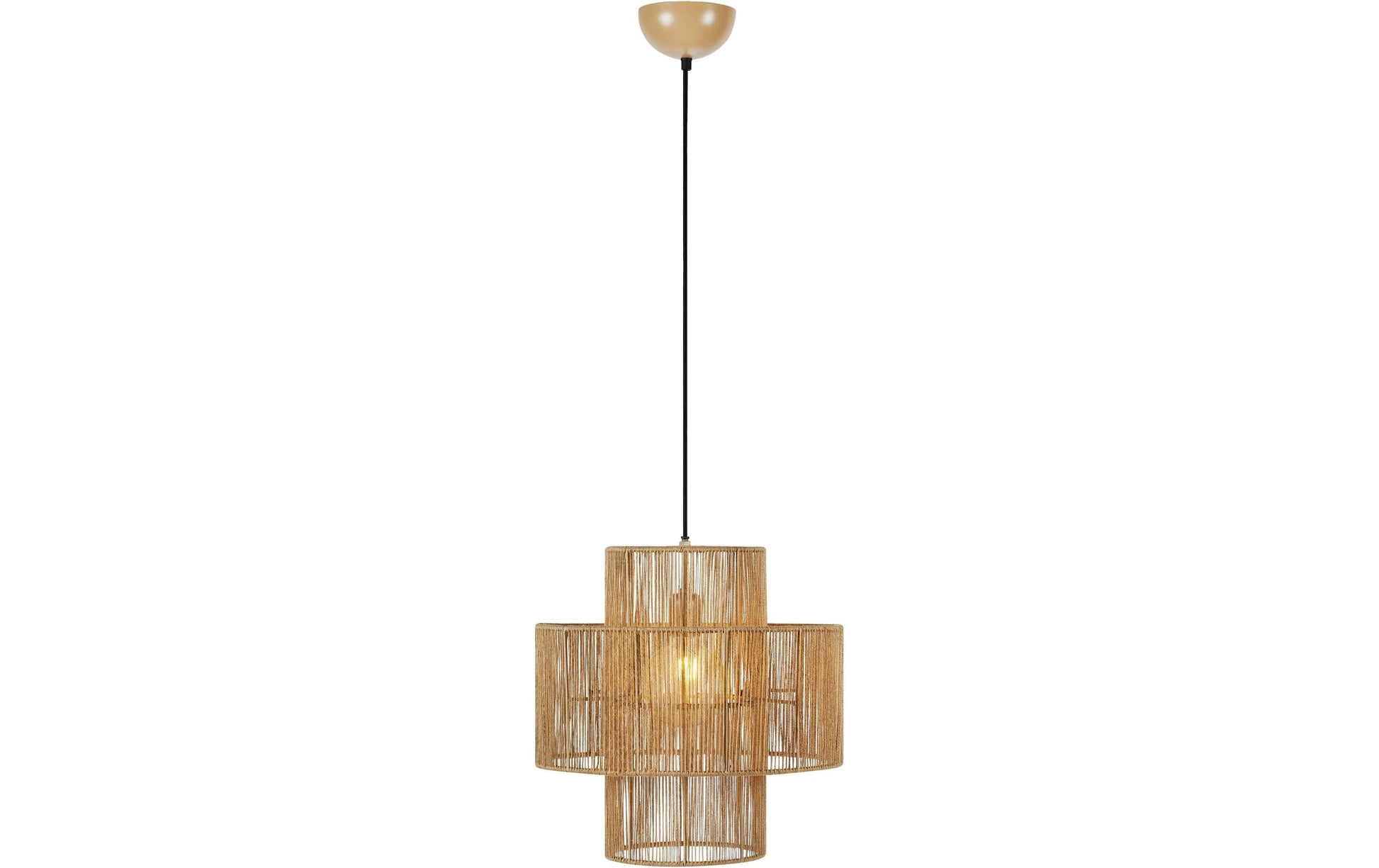 Markslöjd Pendelleuchte Soga – Ø 40 × 41 cm, 40 W, Neutralweiss, Beige, E27