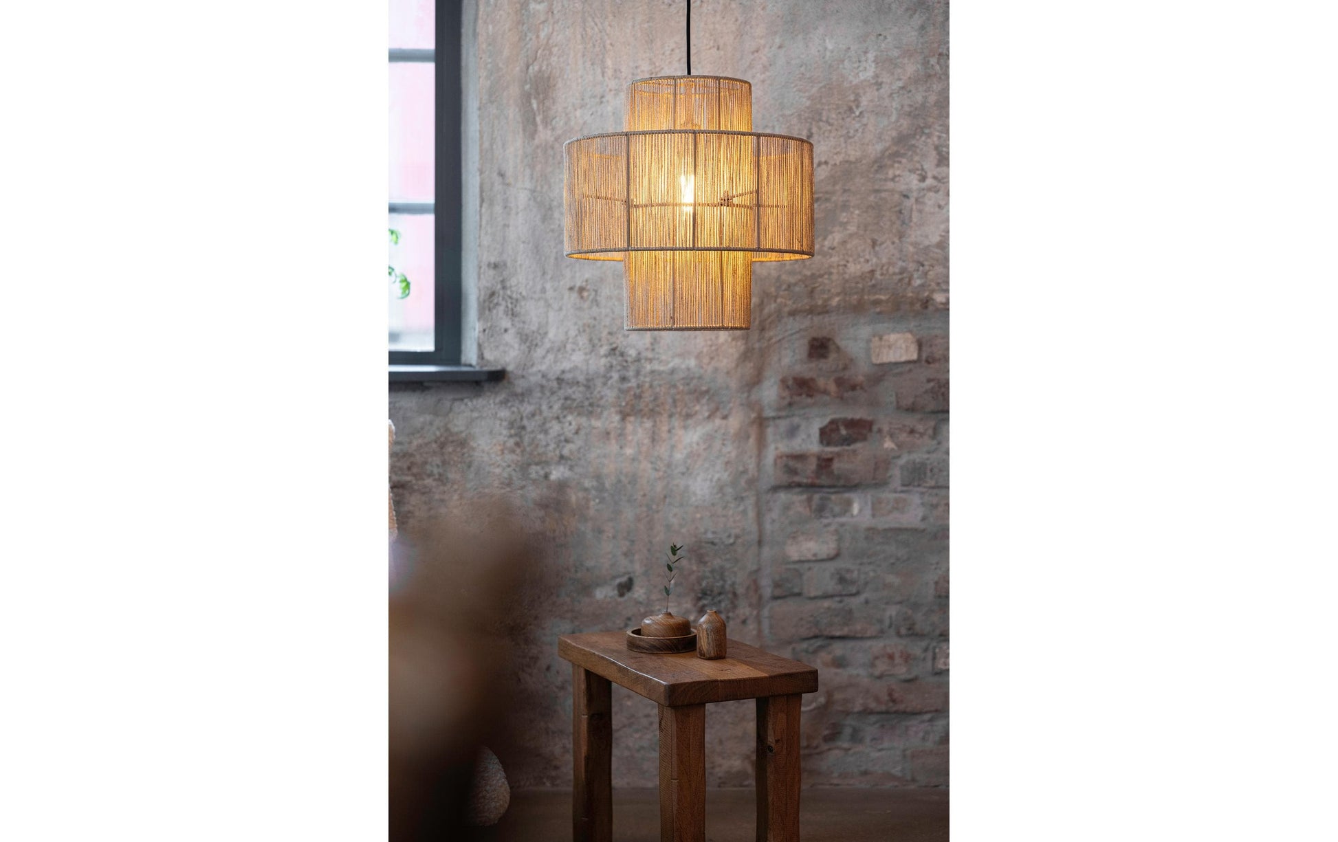 Markslöjd Pendelleuchte Soga – Ø 40 × 41 cm, 40 W, Neutralweiss, Beige, E27