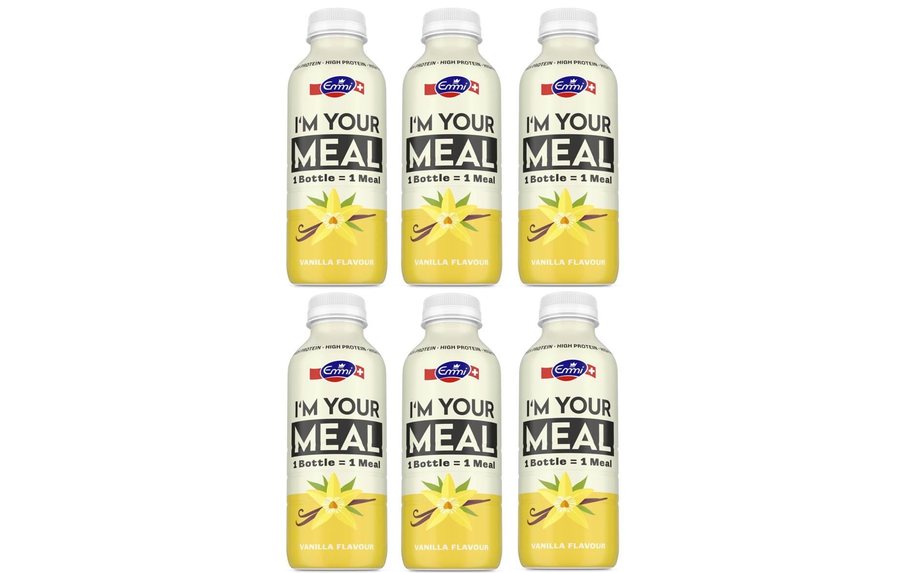 I'm your meal Emmi – Trinkmahlzeit, Vanille, laktosefrei, UHT – 6 × 5 dl
