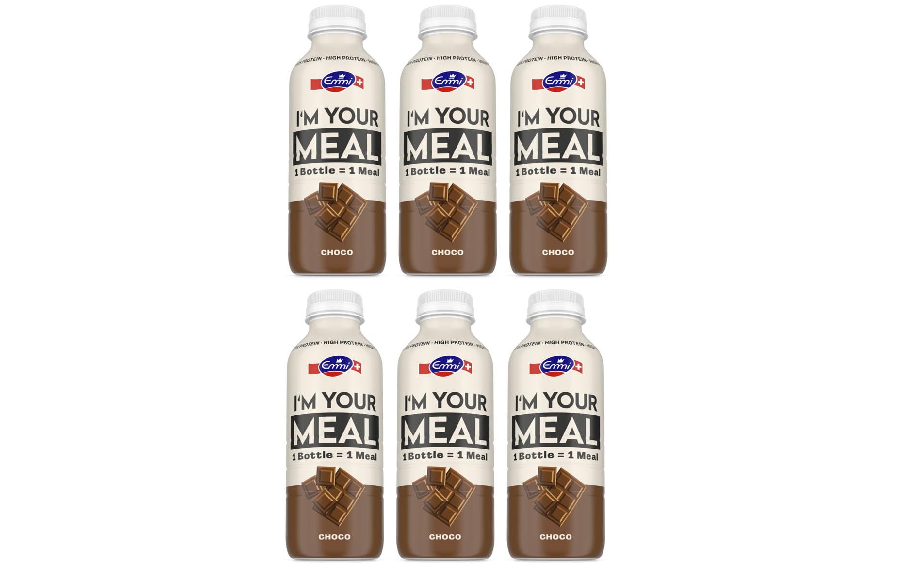 I'm your meal Emmi Trinkmahlzeit Schokolade, laktosefrei – 6×500 ml