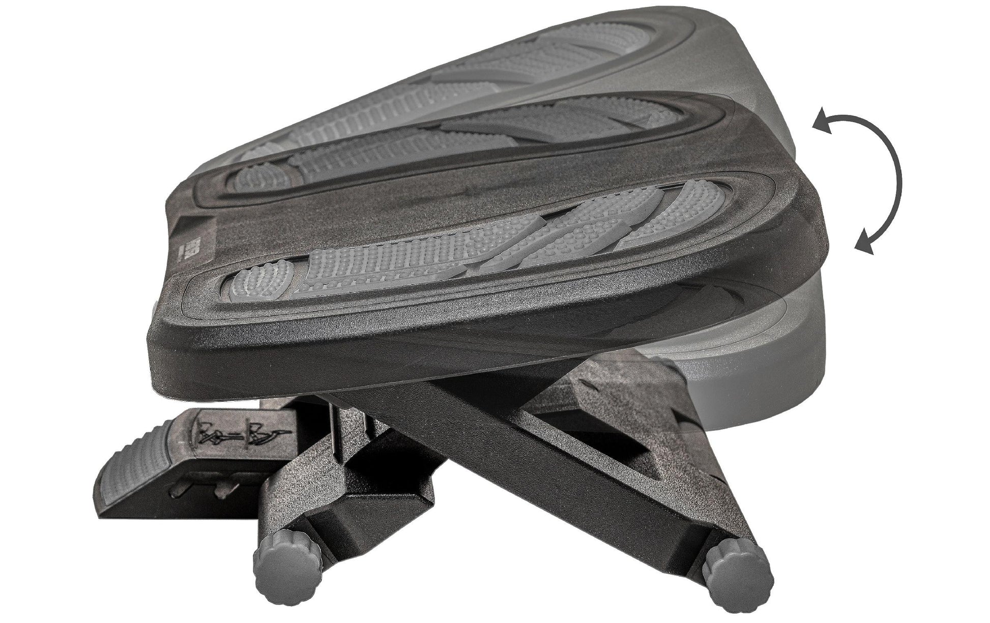 Hansa Fussstütze Footness Comfort Duo – 45×34,2×10–16,5 cm, schwarz/grau