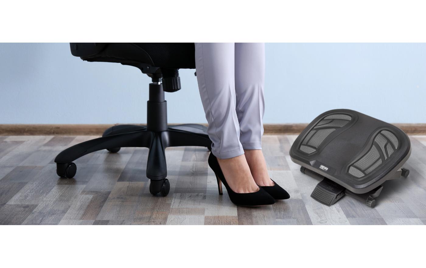 Hansa Fussstütze Footness Comfort Duo – 45×34,2×10–16,5 cm, schwarz/grau
