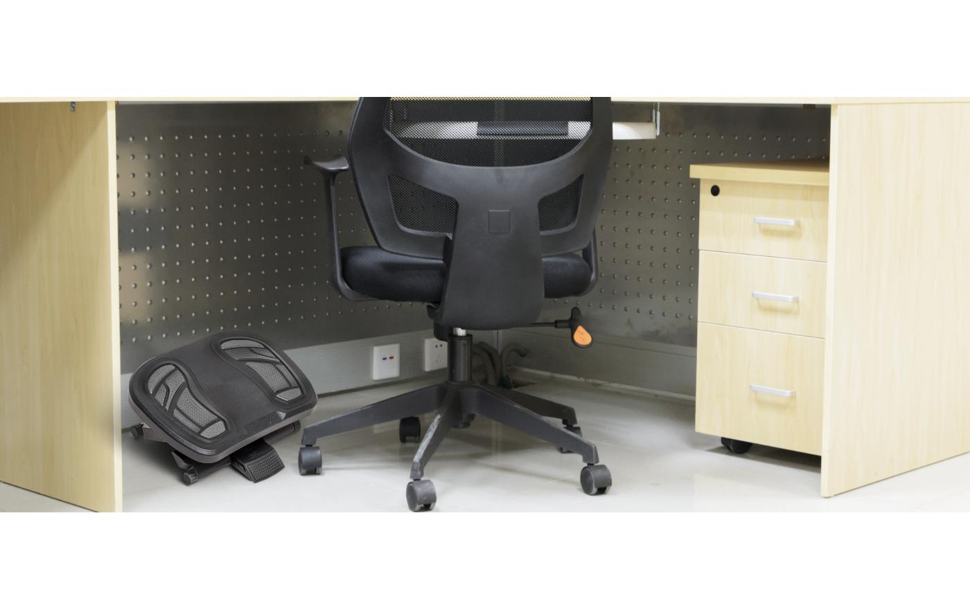 Hansa Fussstütze Footness Comfort Duo – 45×34,2×10–16,5 cm, schwarz/grau