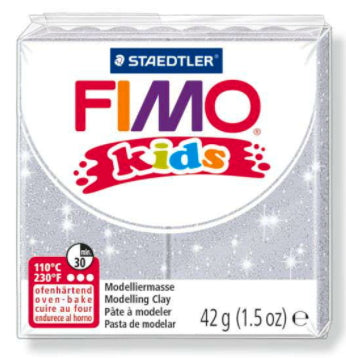 Staedtler Modelliermasse (ofenhärtend), Silber, Glitzer, 42 g