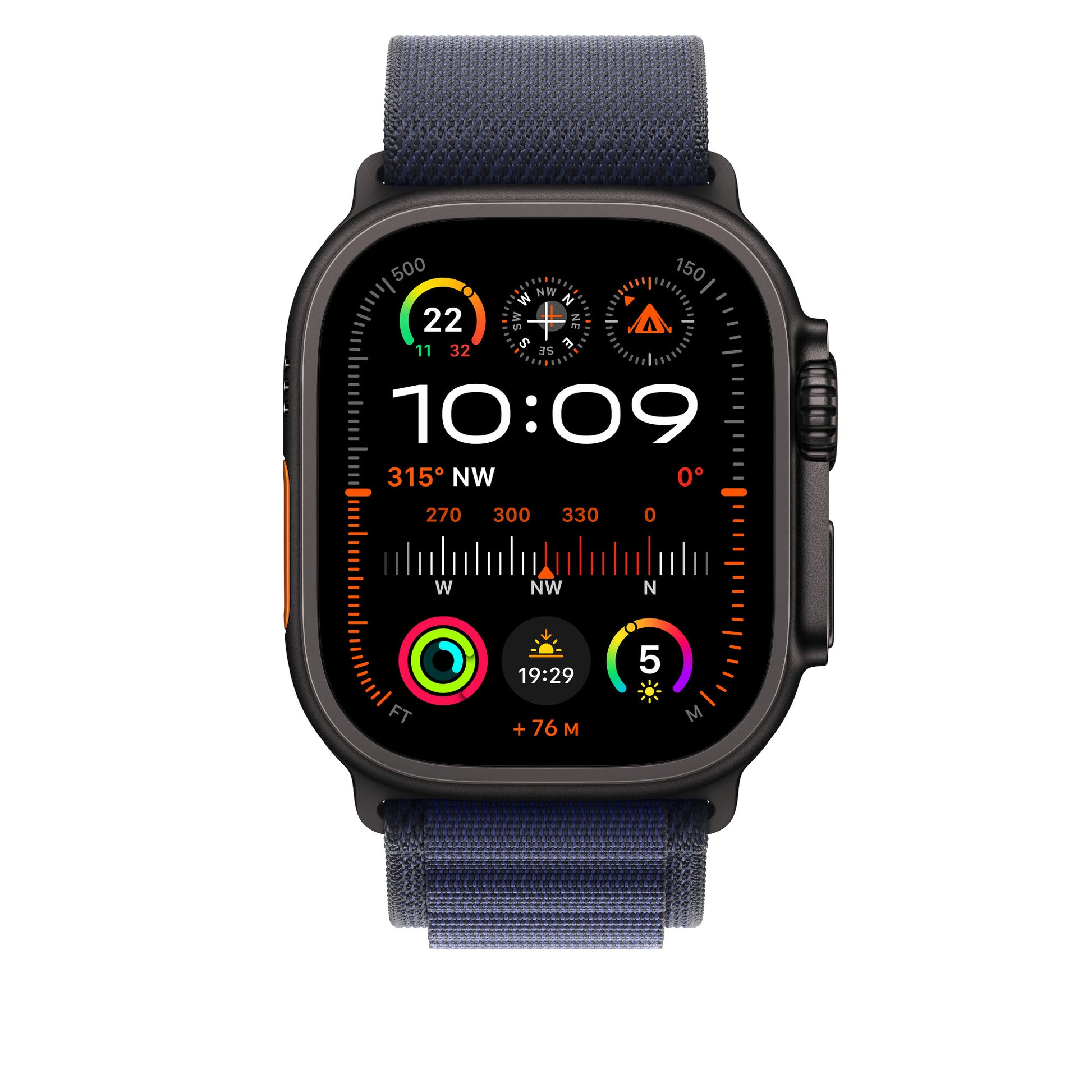 Apple Alpine Loop M – Marine, für Apple Watch