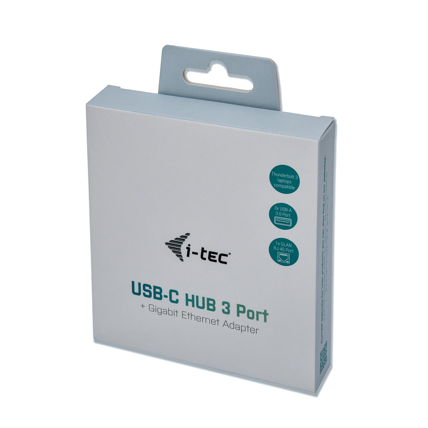 i-tec USB-Hub – USB-C, 3× USB-A, GbE, für Windows/Mac/Linux