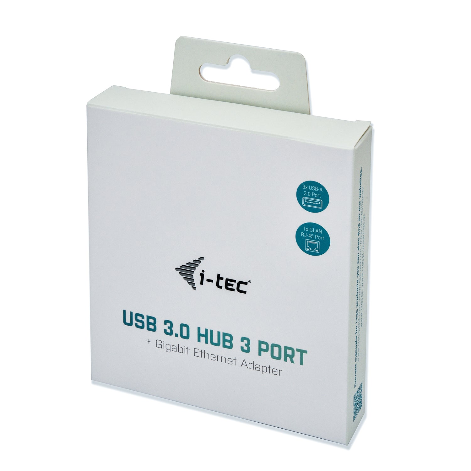 i-tec USB-Hub – 3× USB-A, GbE, für Windows/Linux