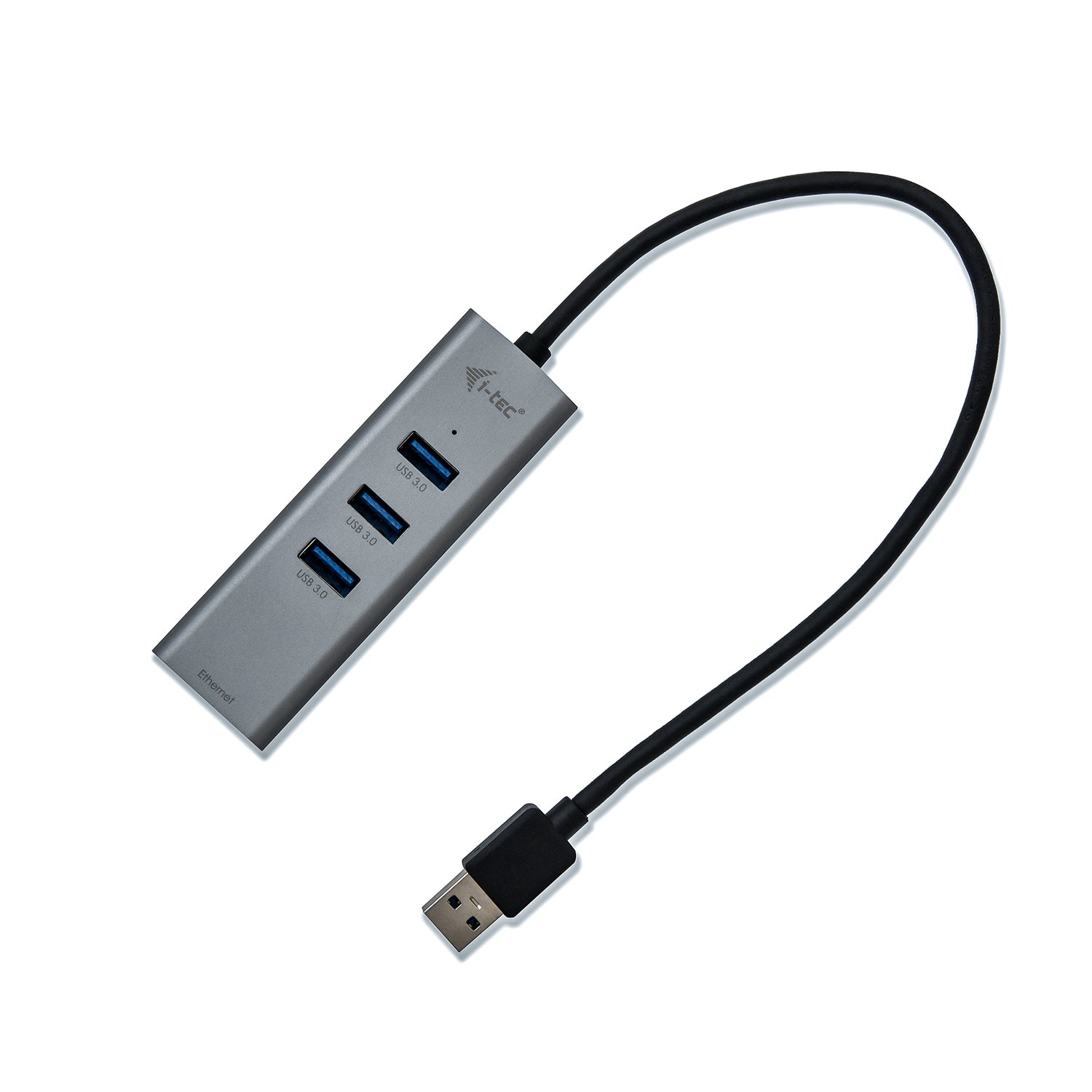 i-tec USB-Hub – 3× USB-A, GbE, für Windows/Linux