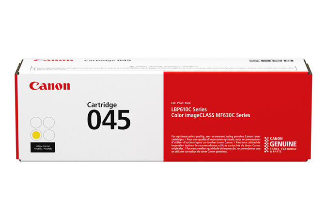 Canon Tonerkartusche 045 (1239C002) – Gelb, 1'300 Seiten – für Canon LBP613Cdw, LBP611Cn